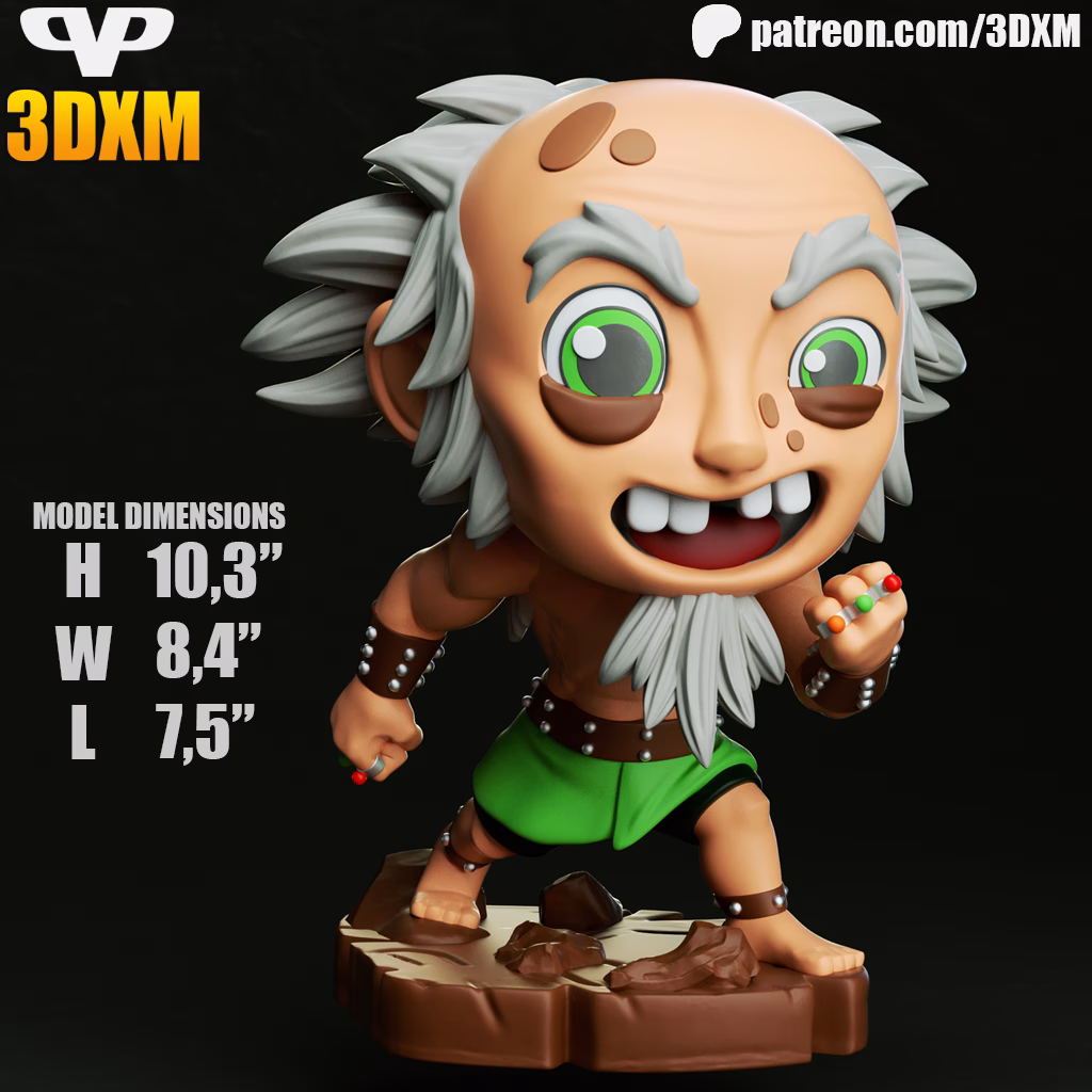 King Bumi Chibi STL file for 3D printing