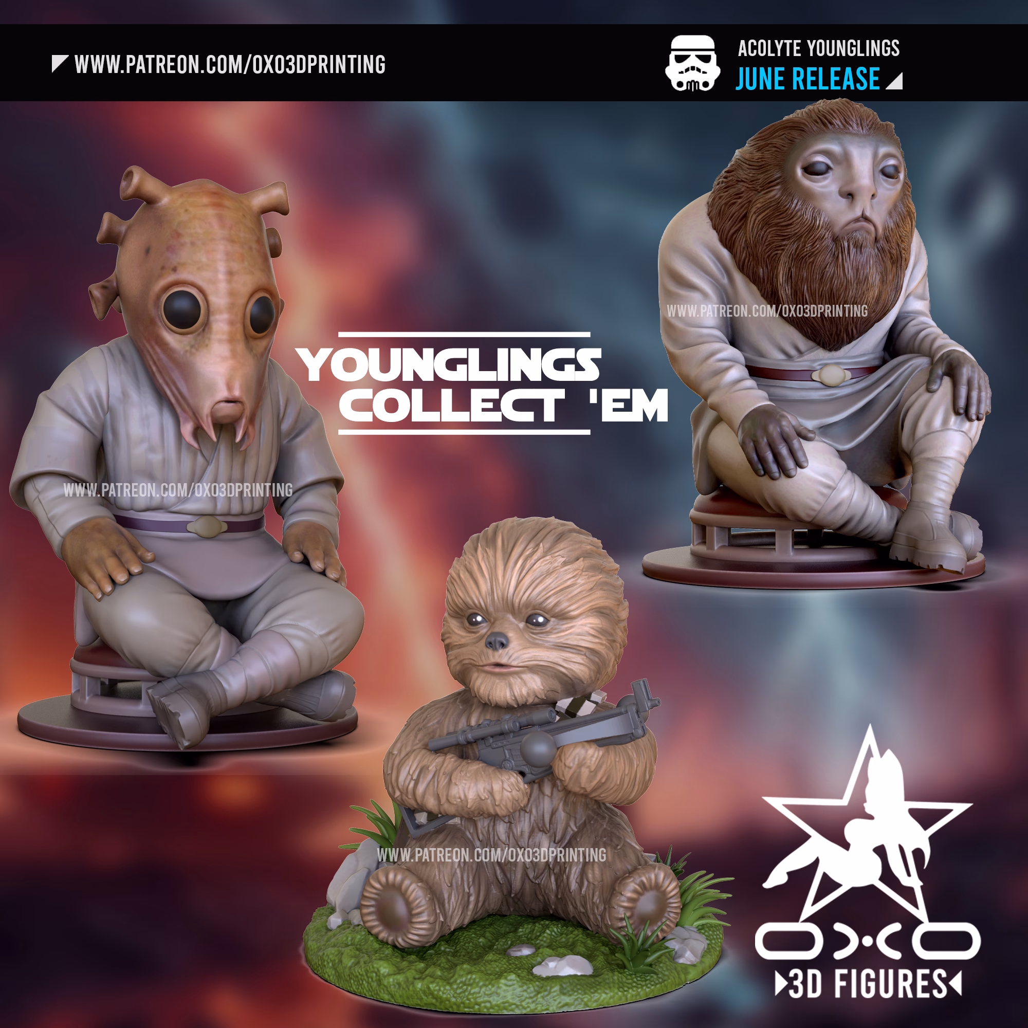Acolyte Younglings STL file for 3D printing