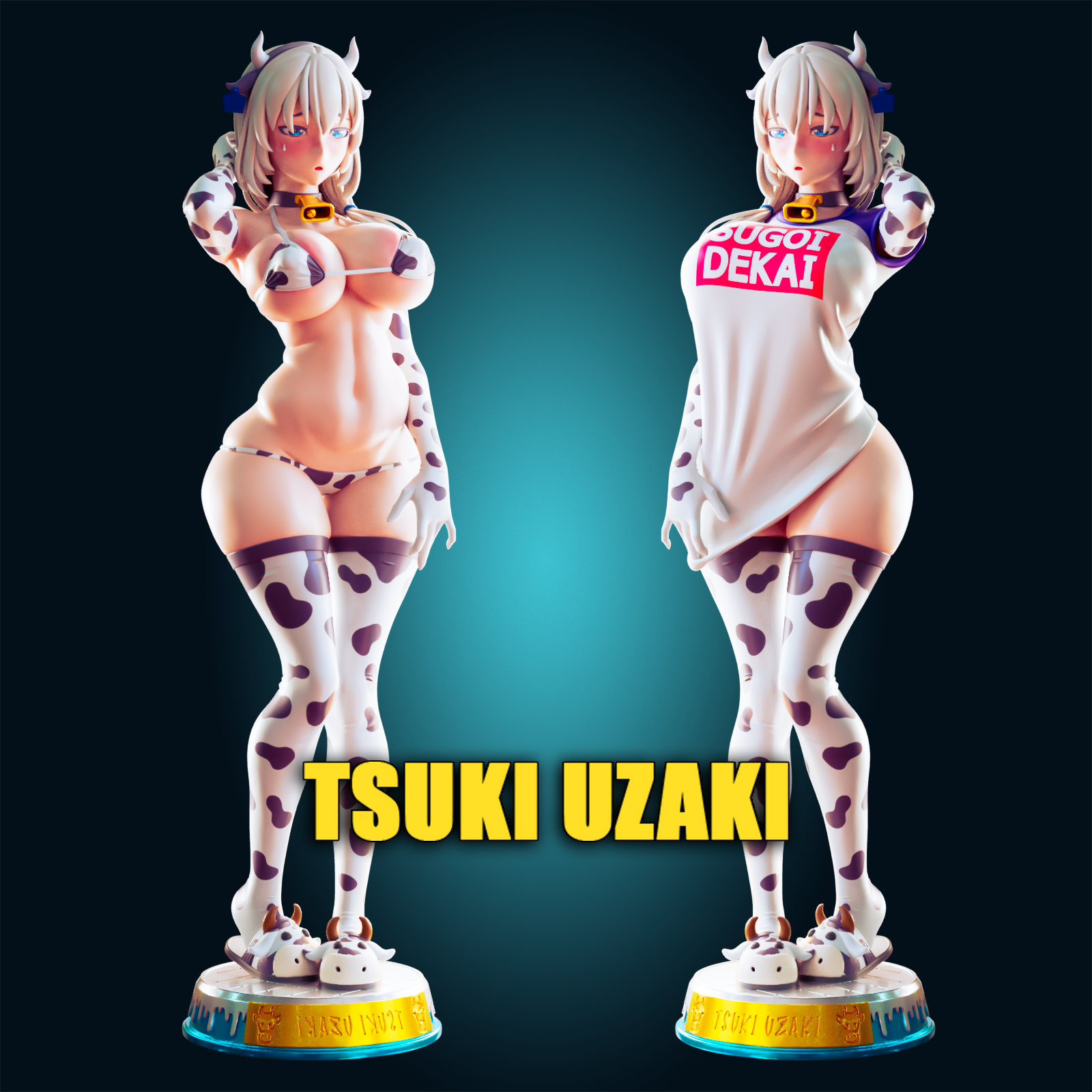 Tsuki Uzaki STL file for 3D printing