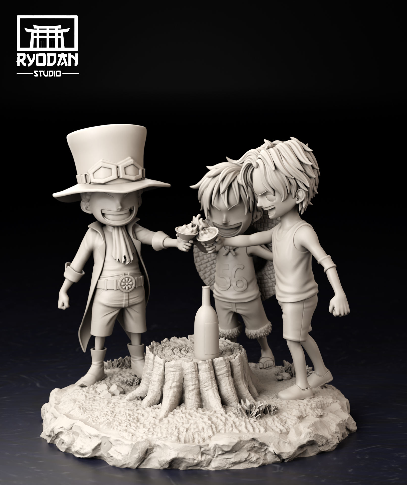 Childhood Ace Luffyand Sabo - Image 8