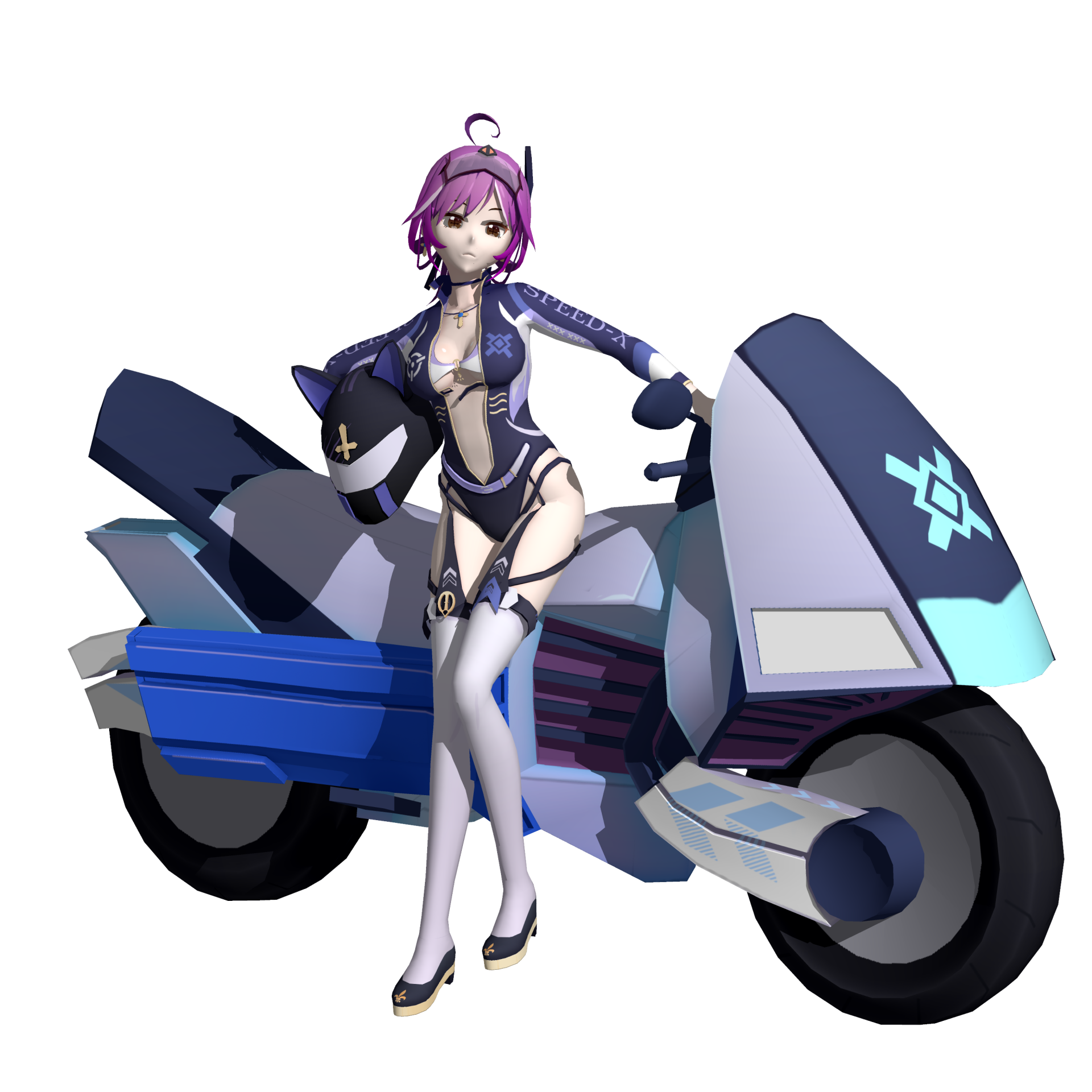 Racer Anime Girl