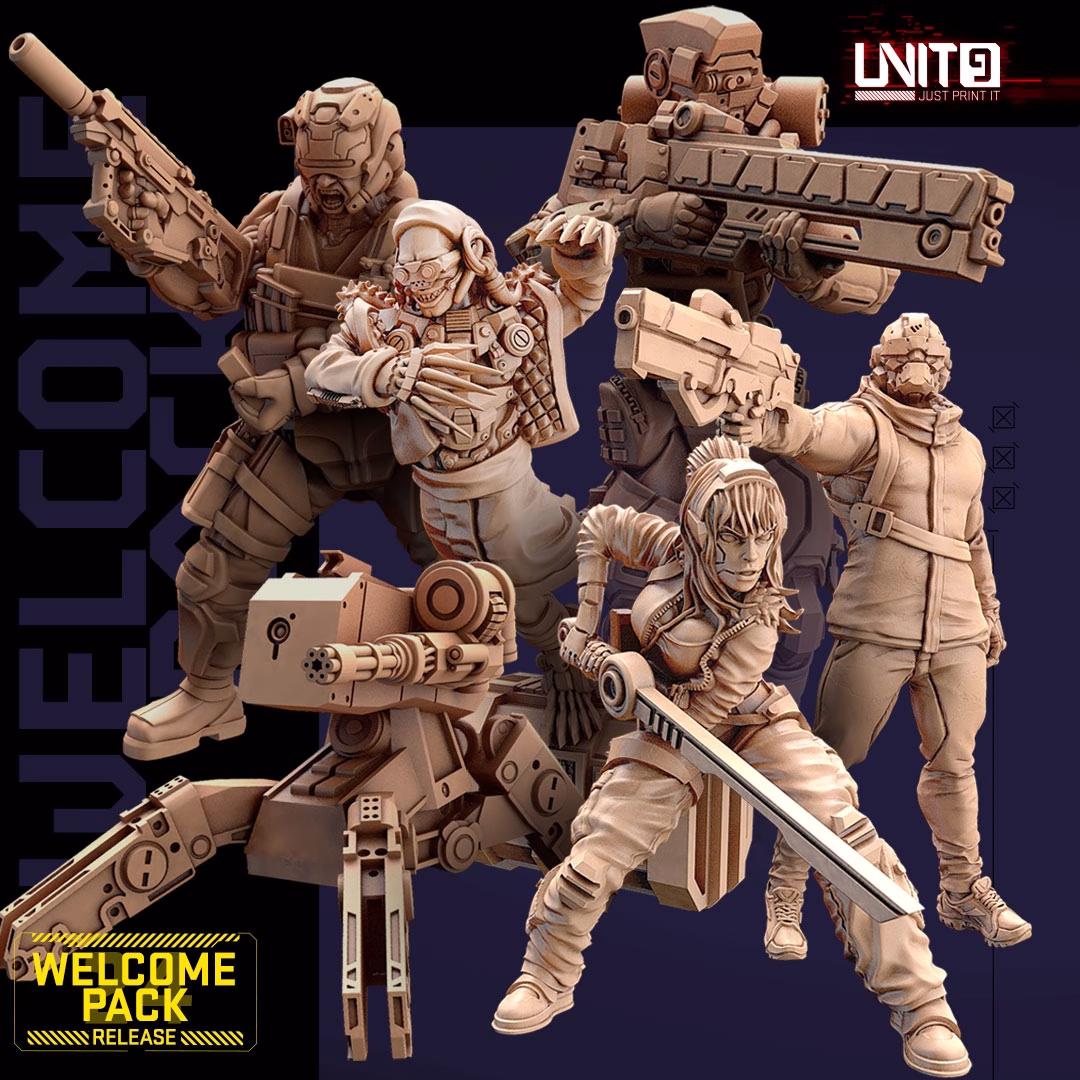 Unit9 New Welcome Pack Printing Lord STL file for 3D printing