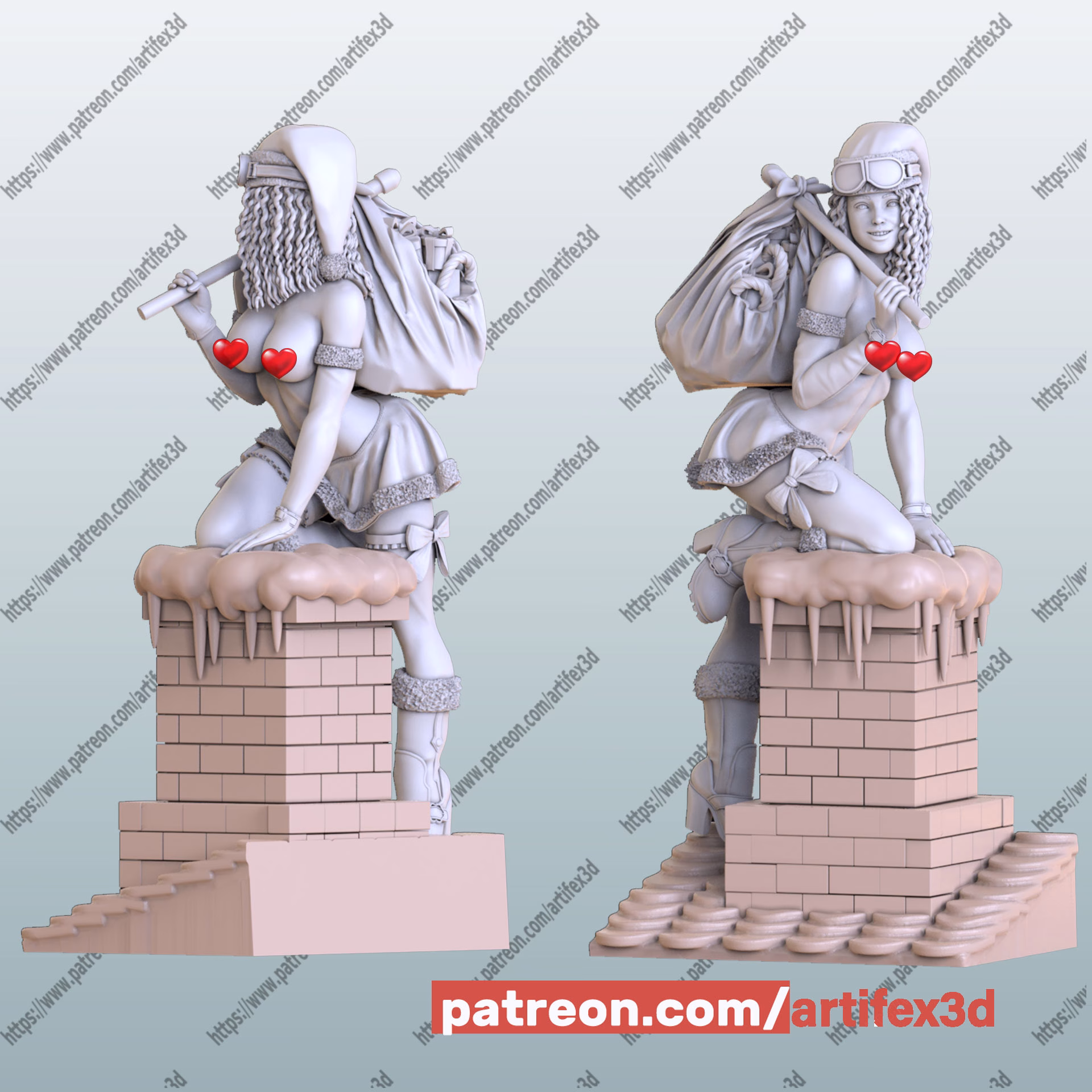 Lady Santa - STL - Image 17