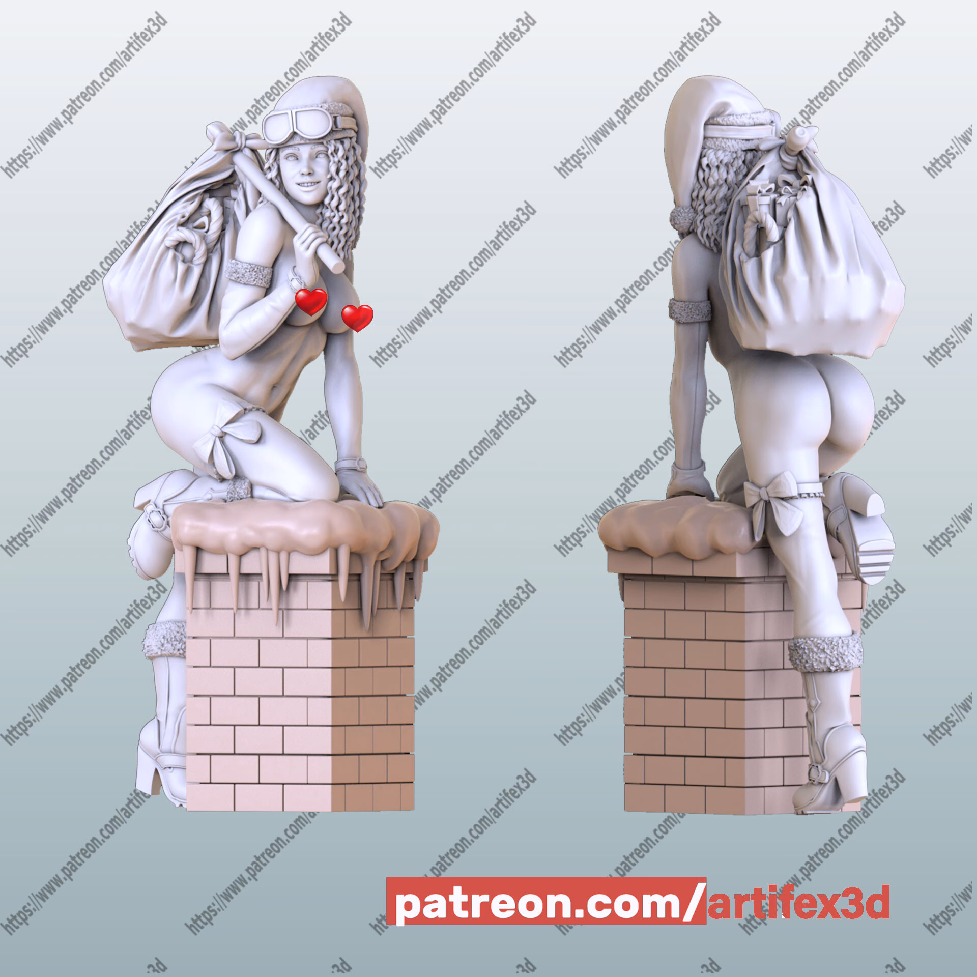 Lady Santa - STL - Image 21