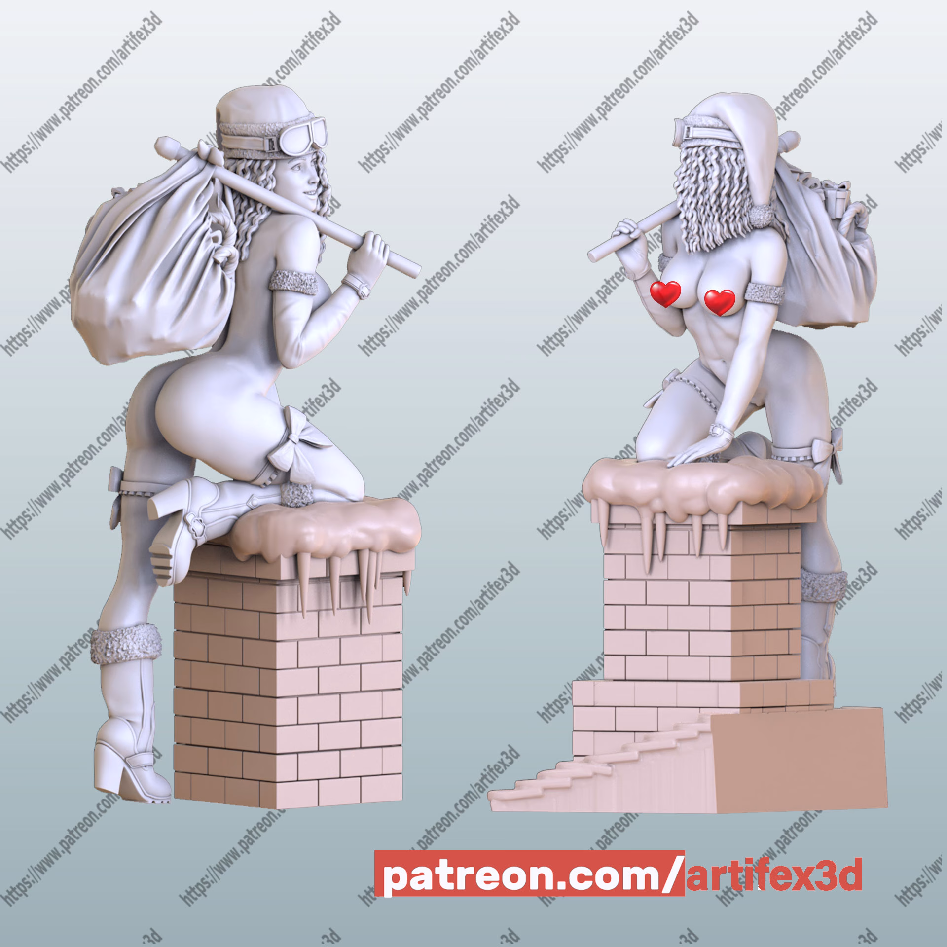 Lady Santa - STL - Image 22