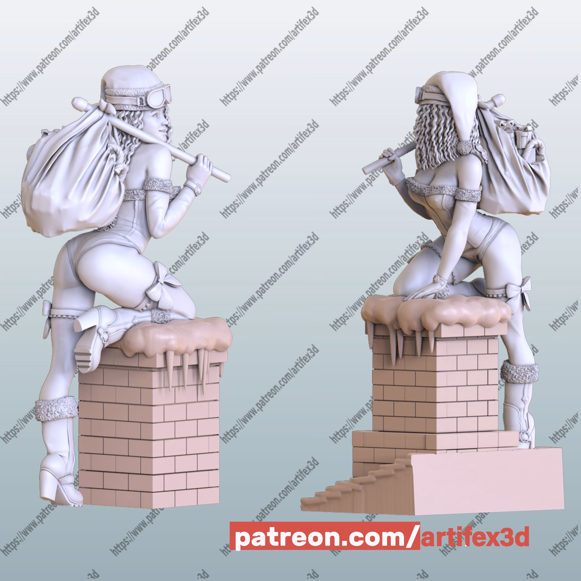 Lady Santa - STL - Image 23
