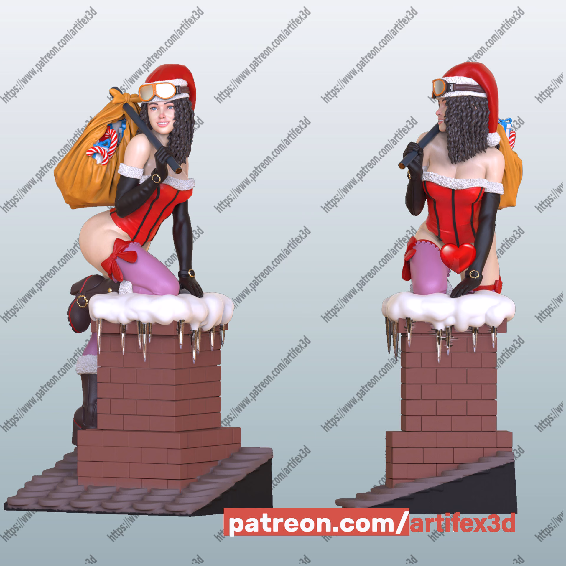 Lady Santa - STL - Image 11