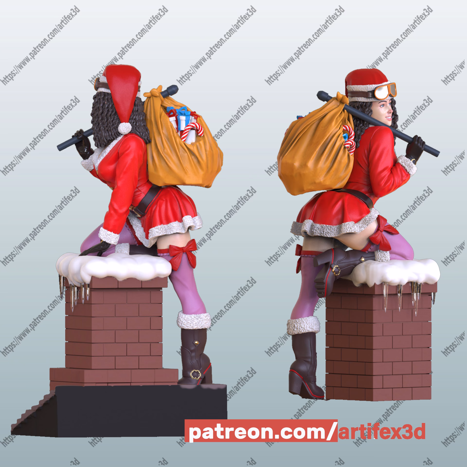 Lady Santa - STL - Image 14
