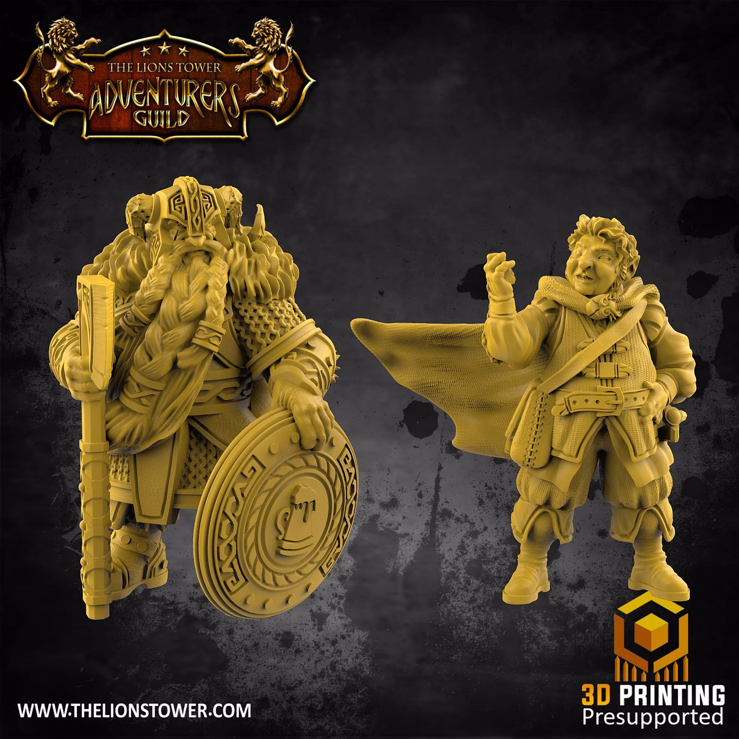 Heroes Of The Dale SetSet Of 6 X Miniatures - Image 6