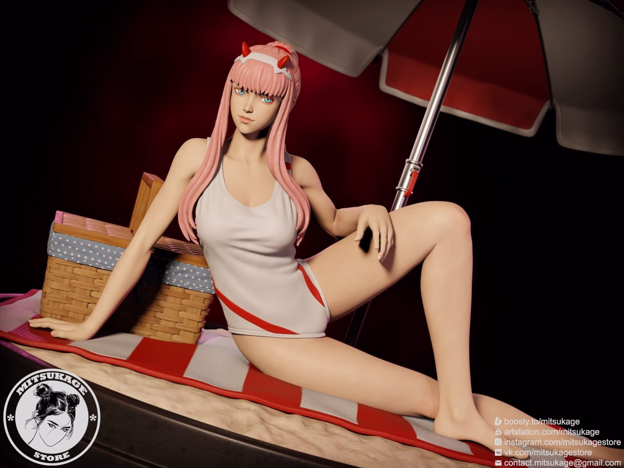 Zero Two on Beach