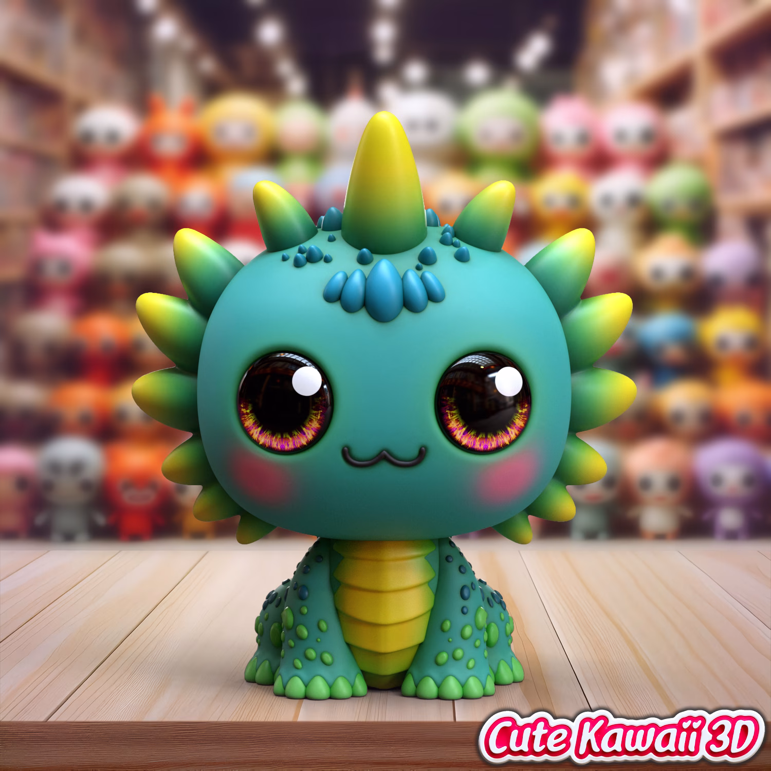 Cute Kawaii 004 STL file for 3D printing