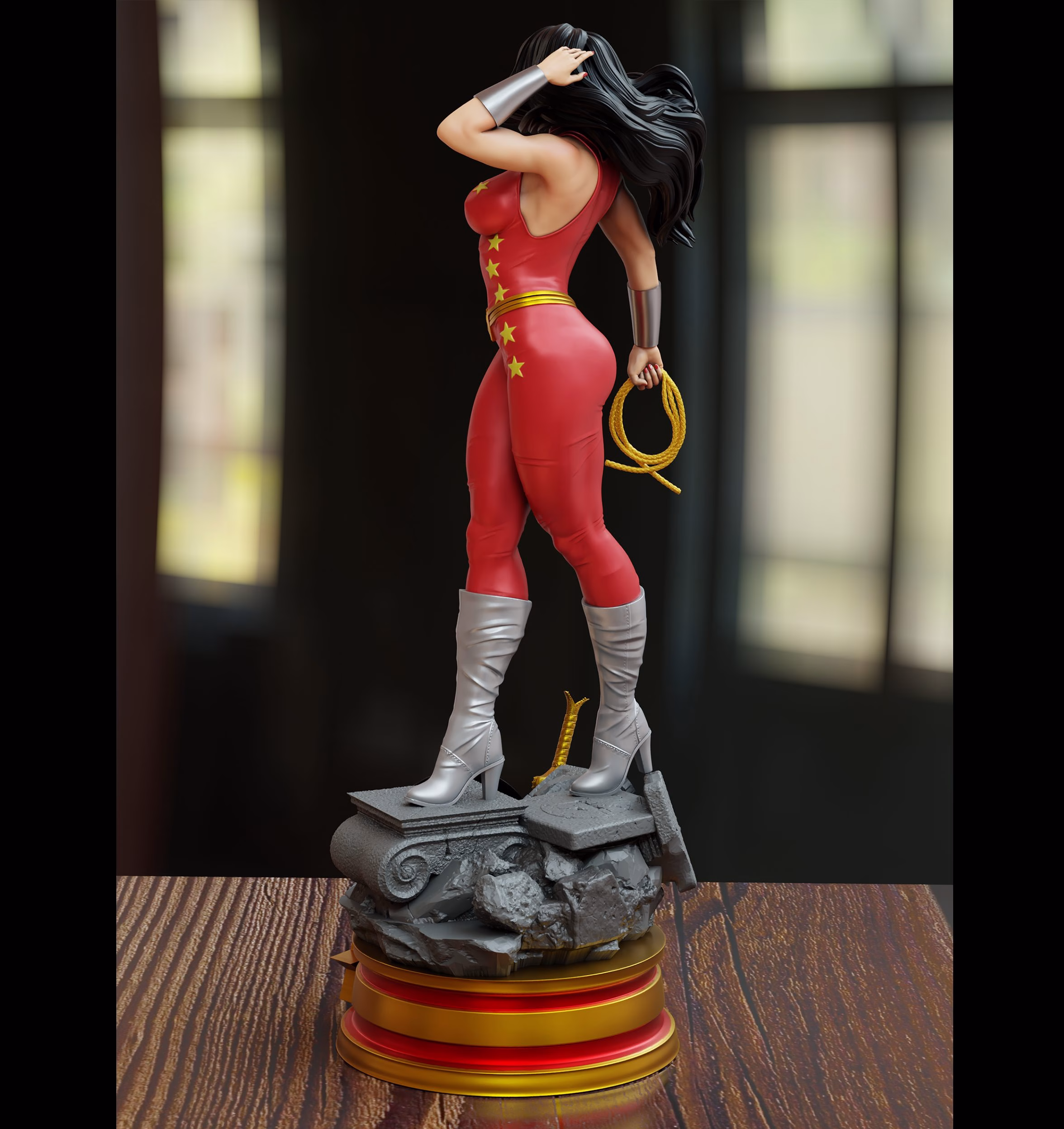 Donna Troy Red Uniform - Image 3