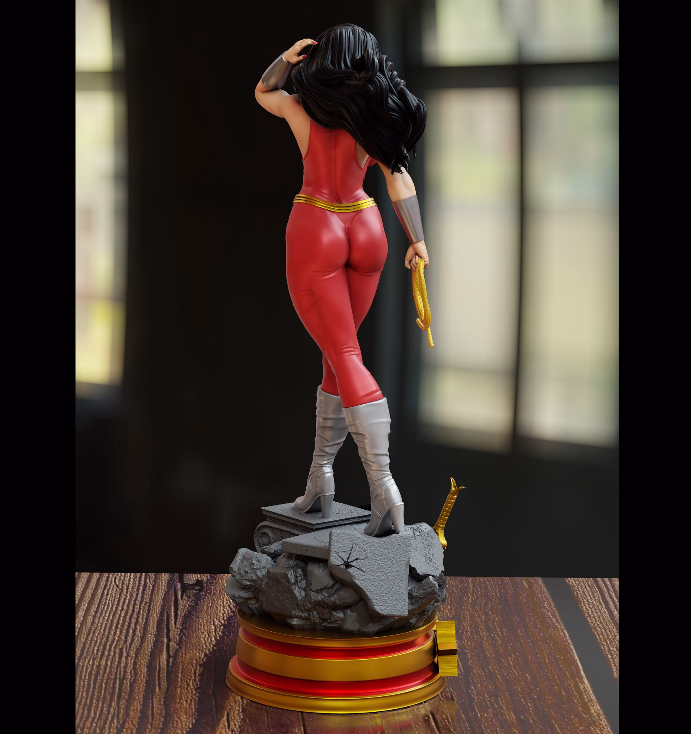 Donna Troy Red Uniform - Image 4