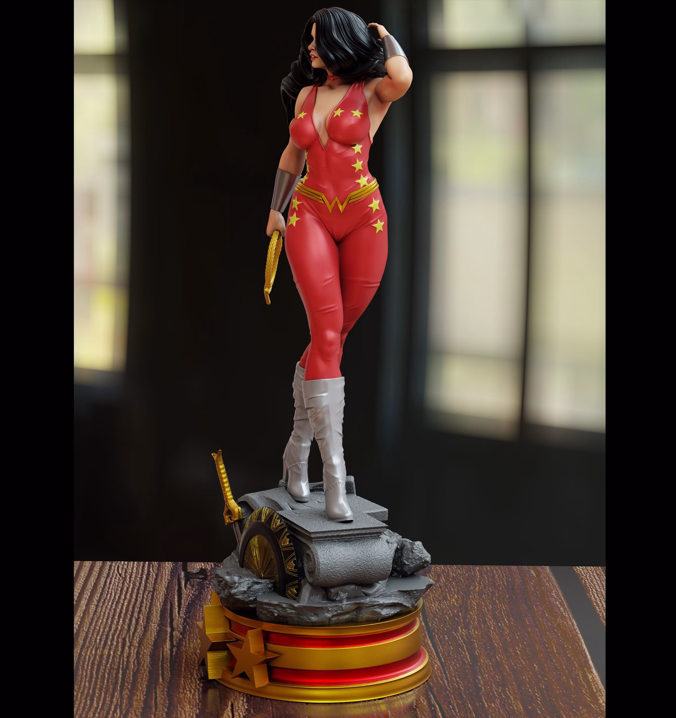 Donna Troy Red Uniform - Image 5