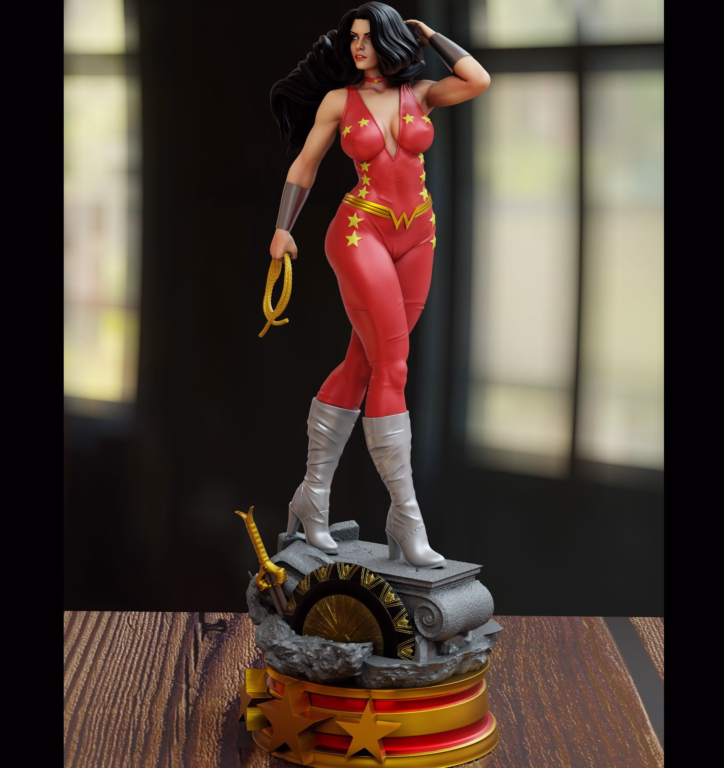 Donna Troy Red Uniform - Image 6
