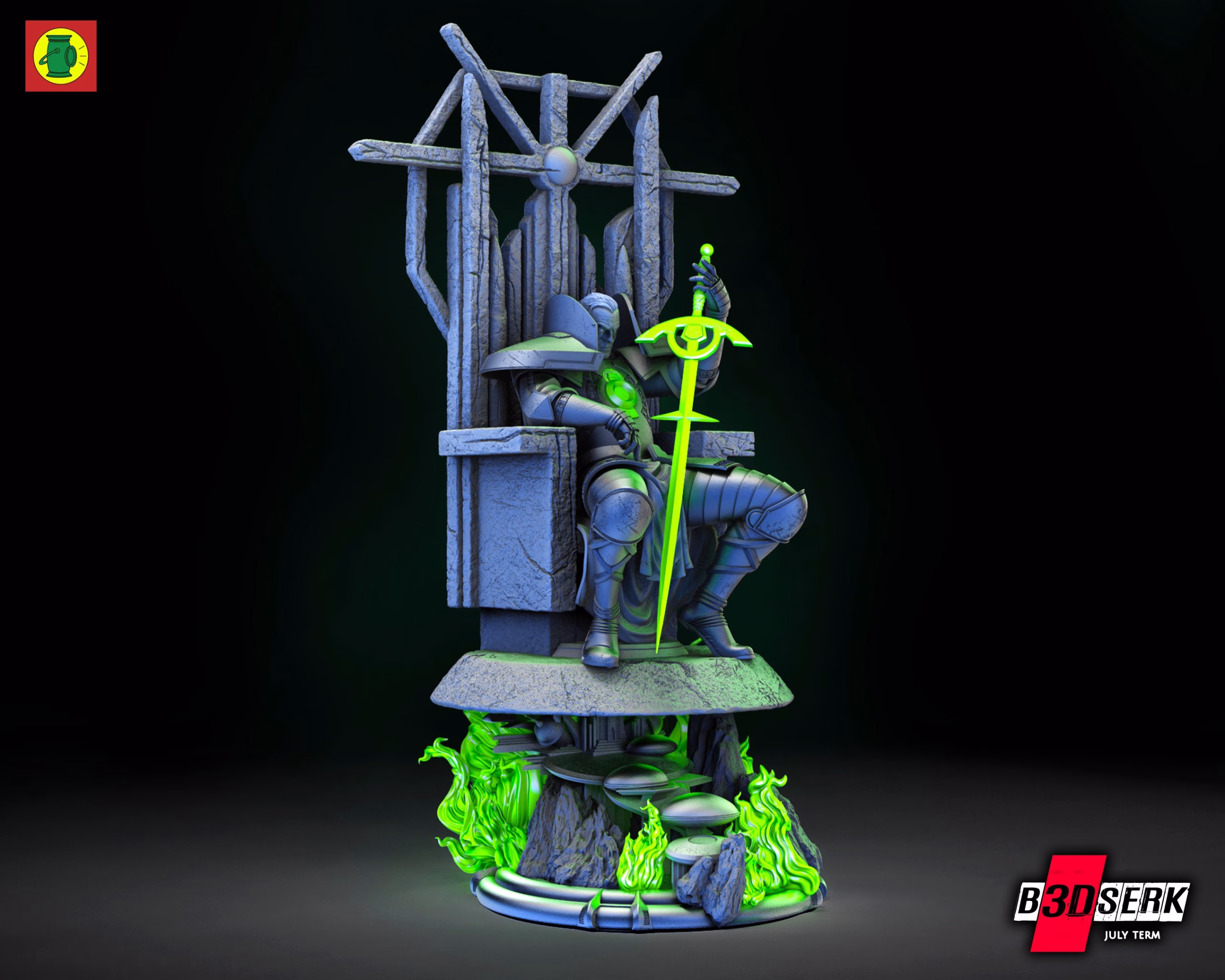 Alan Scott Sculpture (Verified) - Image 14