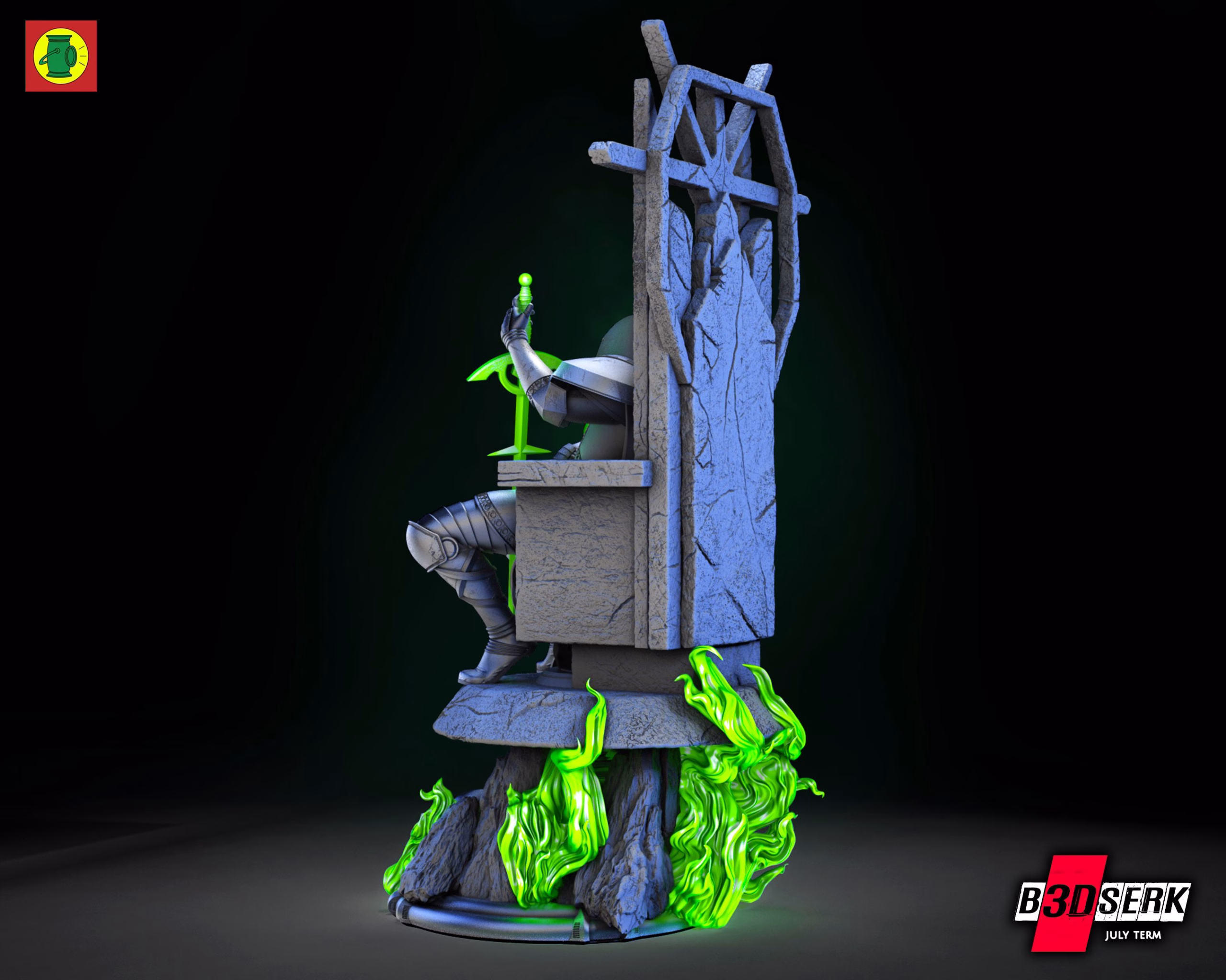 Alan Scott Sculpture (Verified) - Image 4