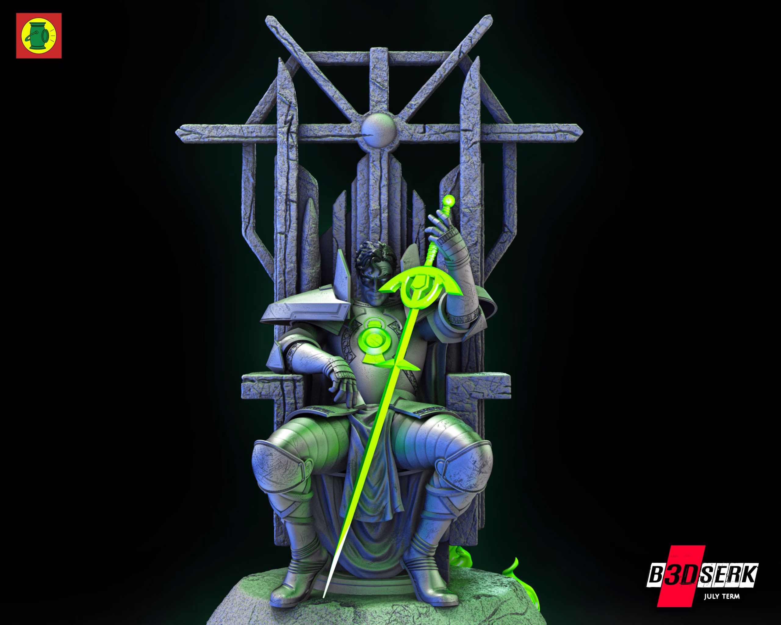 Alan Scott Sculpture (Verified)