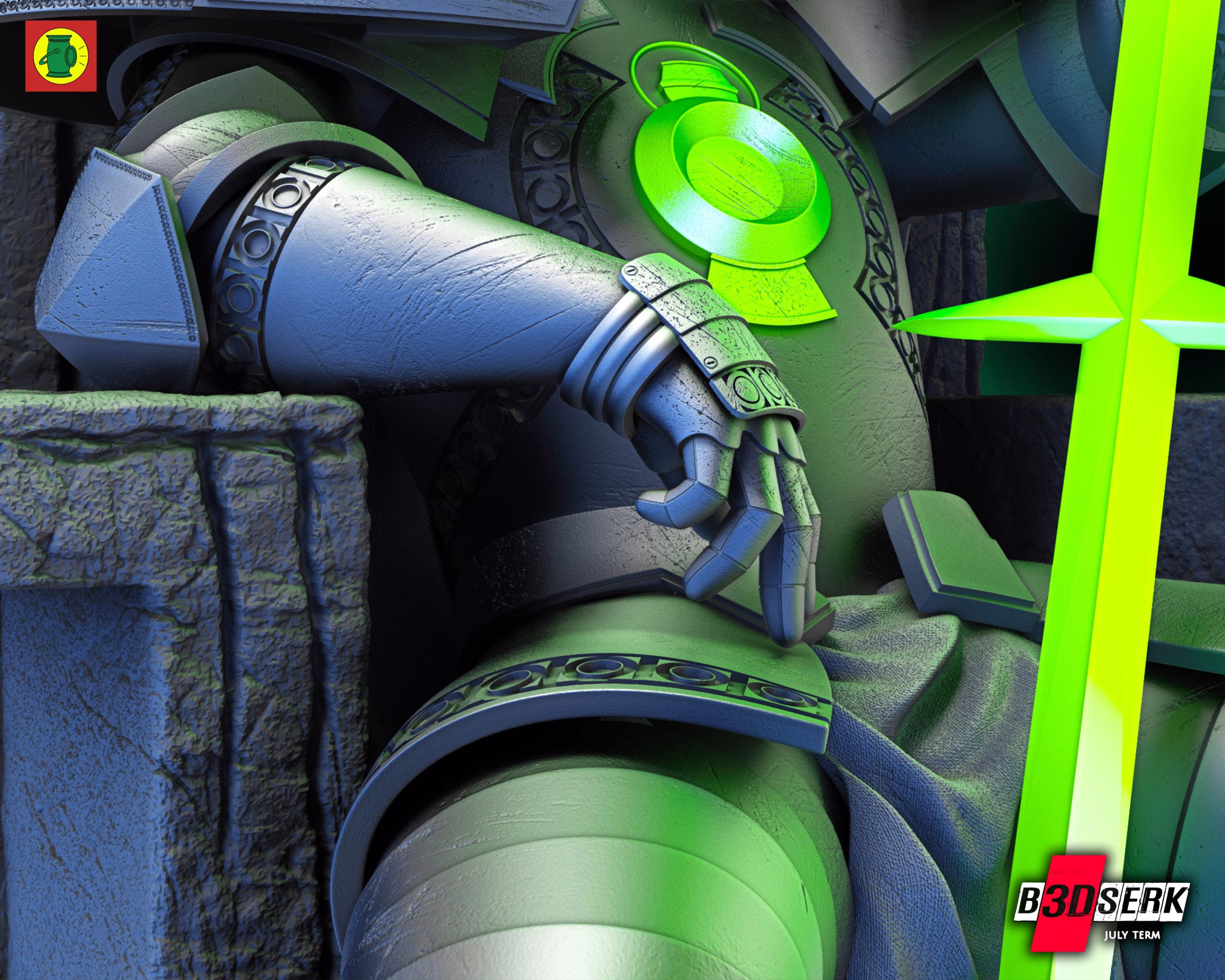 Alan Scott Sculpture (Verified) - Image 9