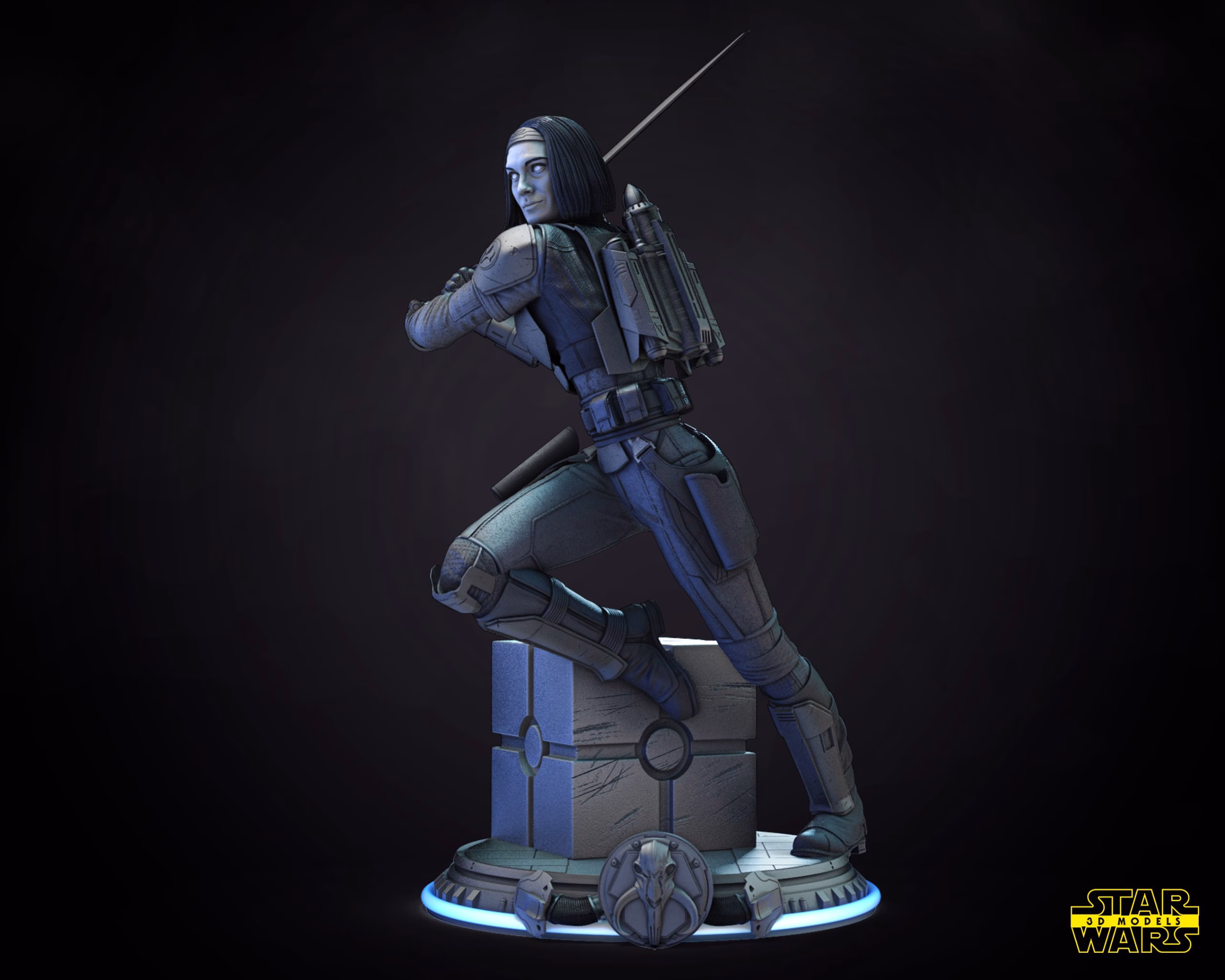 Bo-Katan Sculpture - Star Wars (Verified) - Image 8