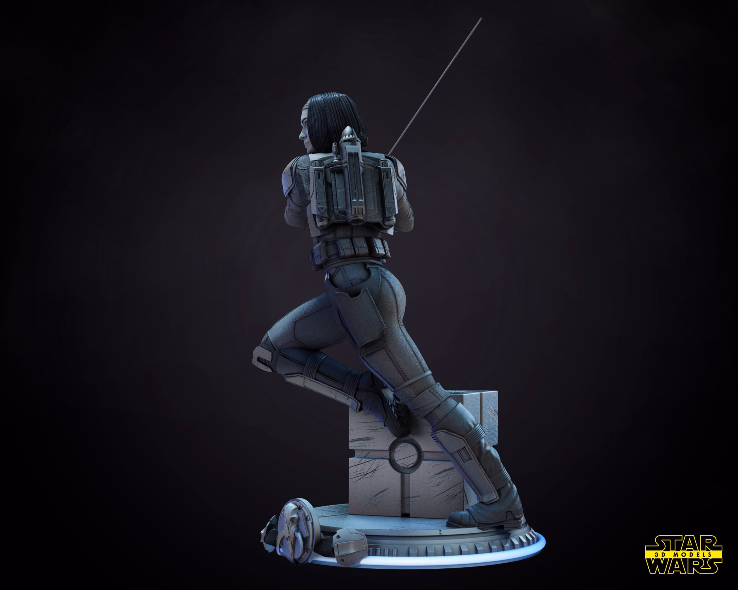 Bo-Katan Sculpture - Star Wars (Verified) - Image 9