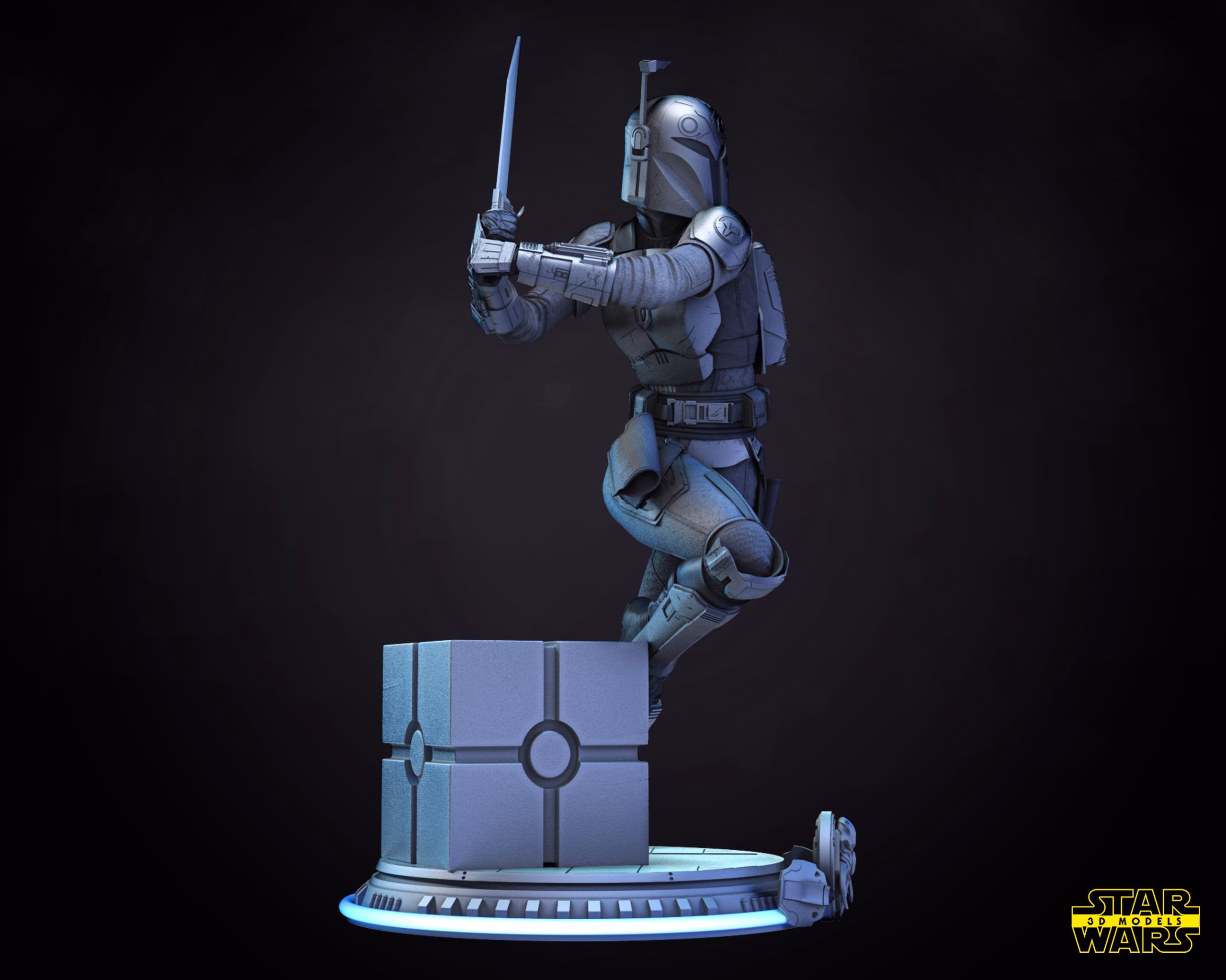 Bo-Katan Sculpture - Star Wars (Verified) - Image 7