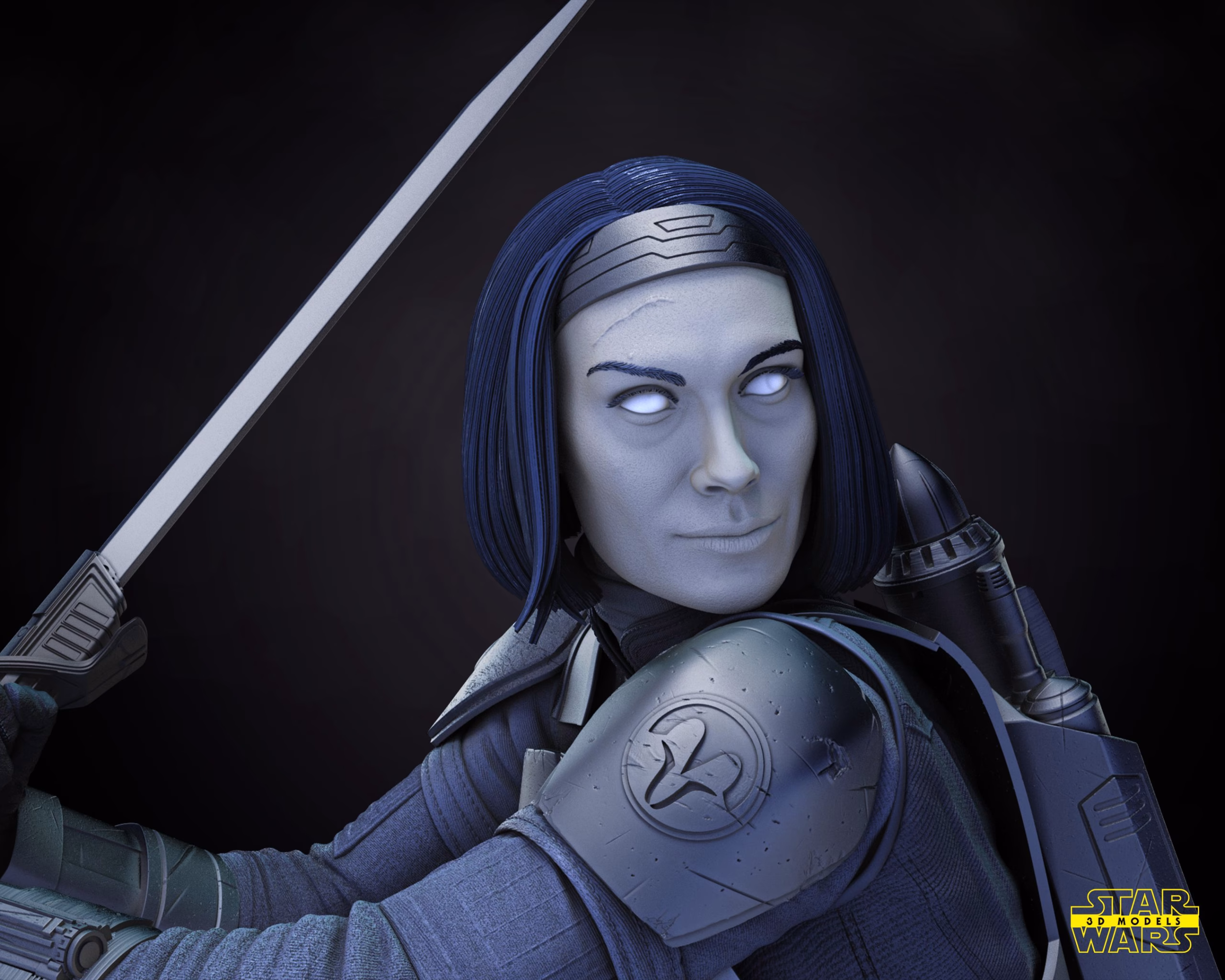 Bo-Katan Sculpture - Star Wars (Verified) - Image 6