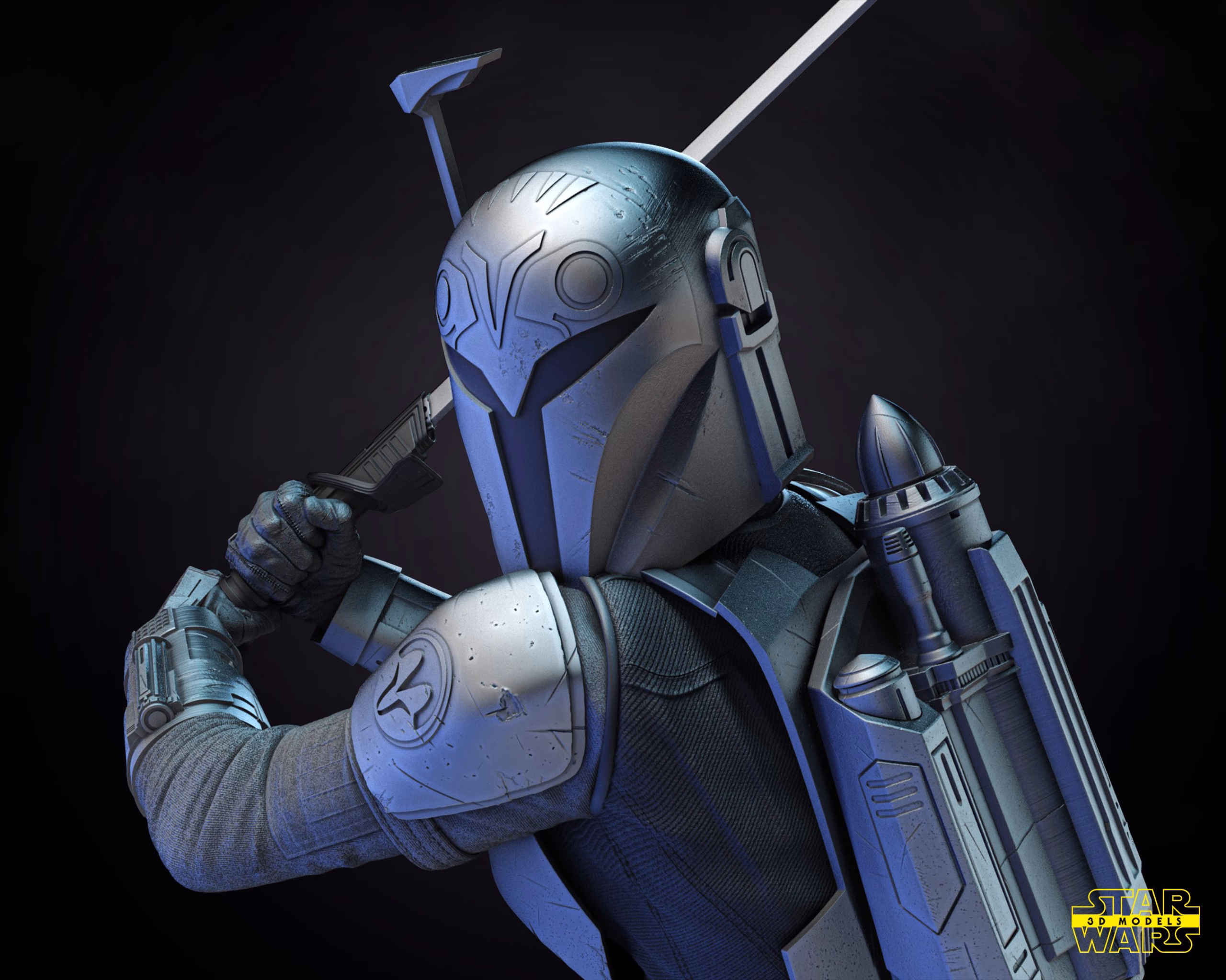 Bo-Katan Sculpture - Star Wars (Verified) - Image 5