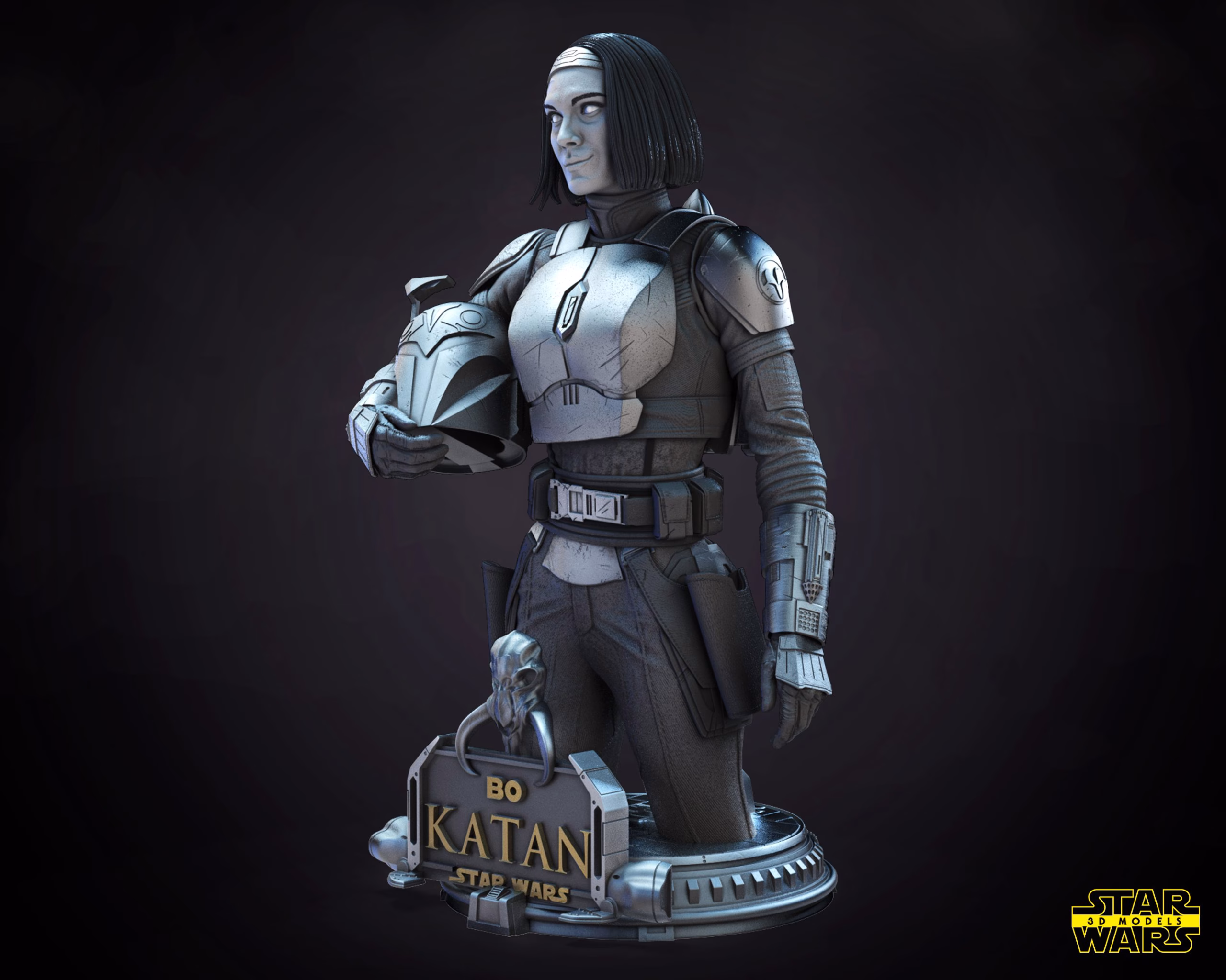 Bo-Katan Bust - Star-Wars (Verified) - Image 7