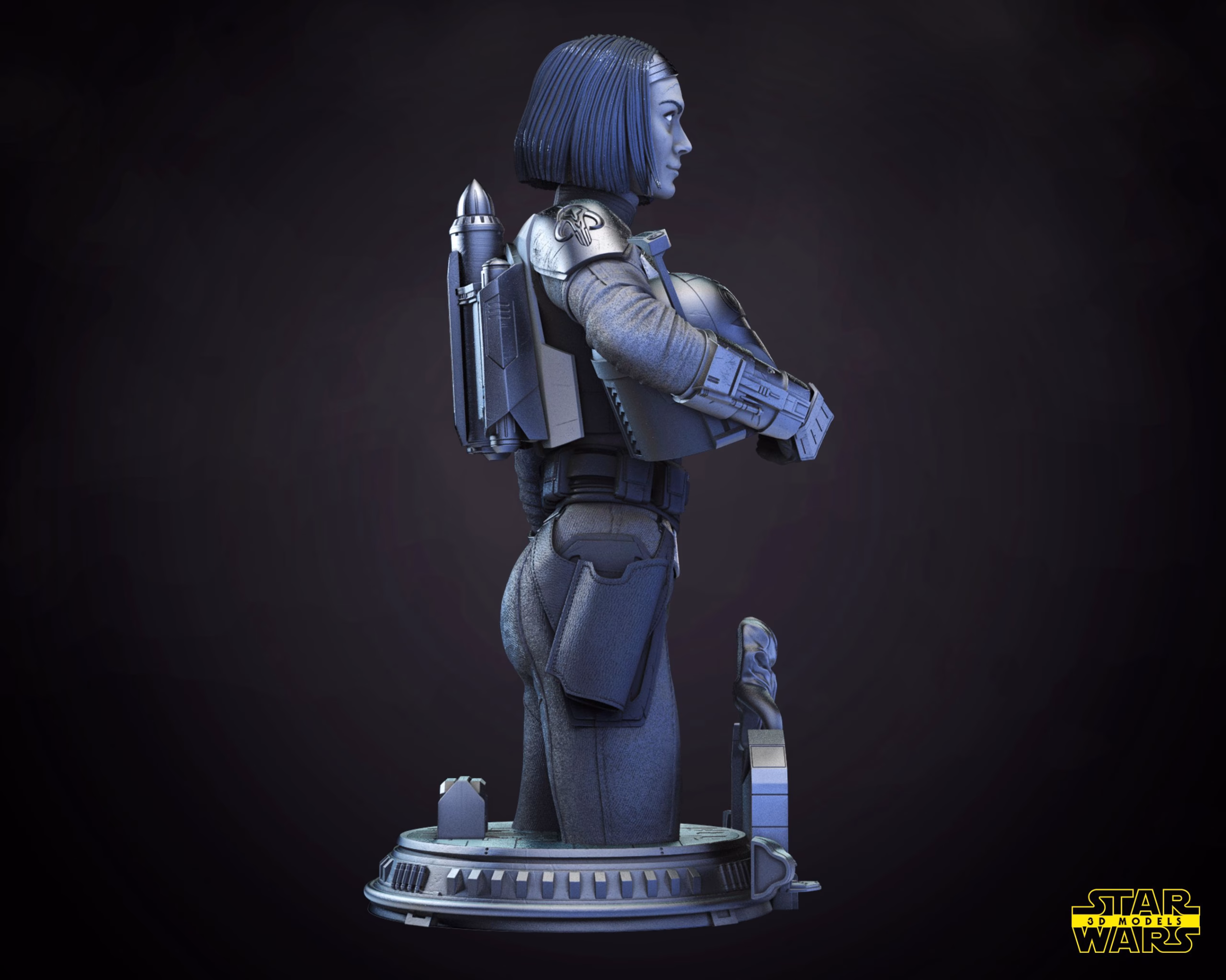 Bo-Katan Bust - Star-Wars (Verified) - Image 4