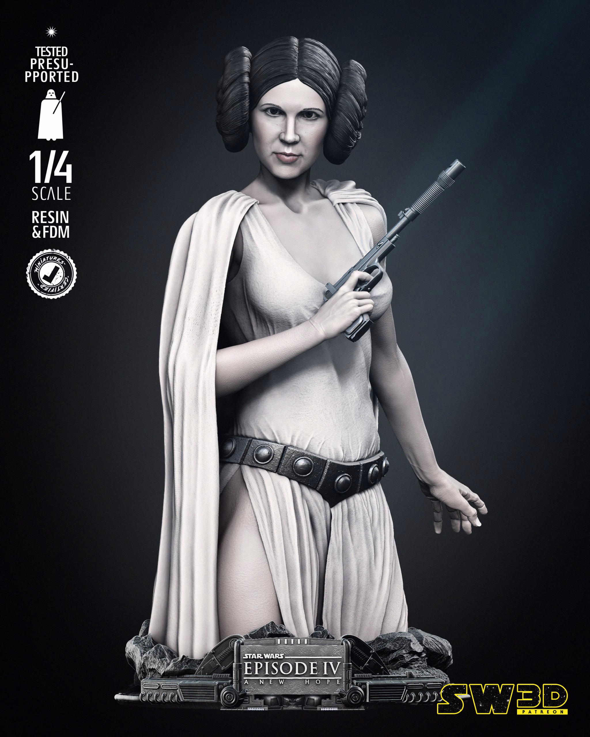 New Hope Leia Bust - Image 2