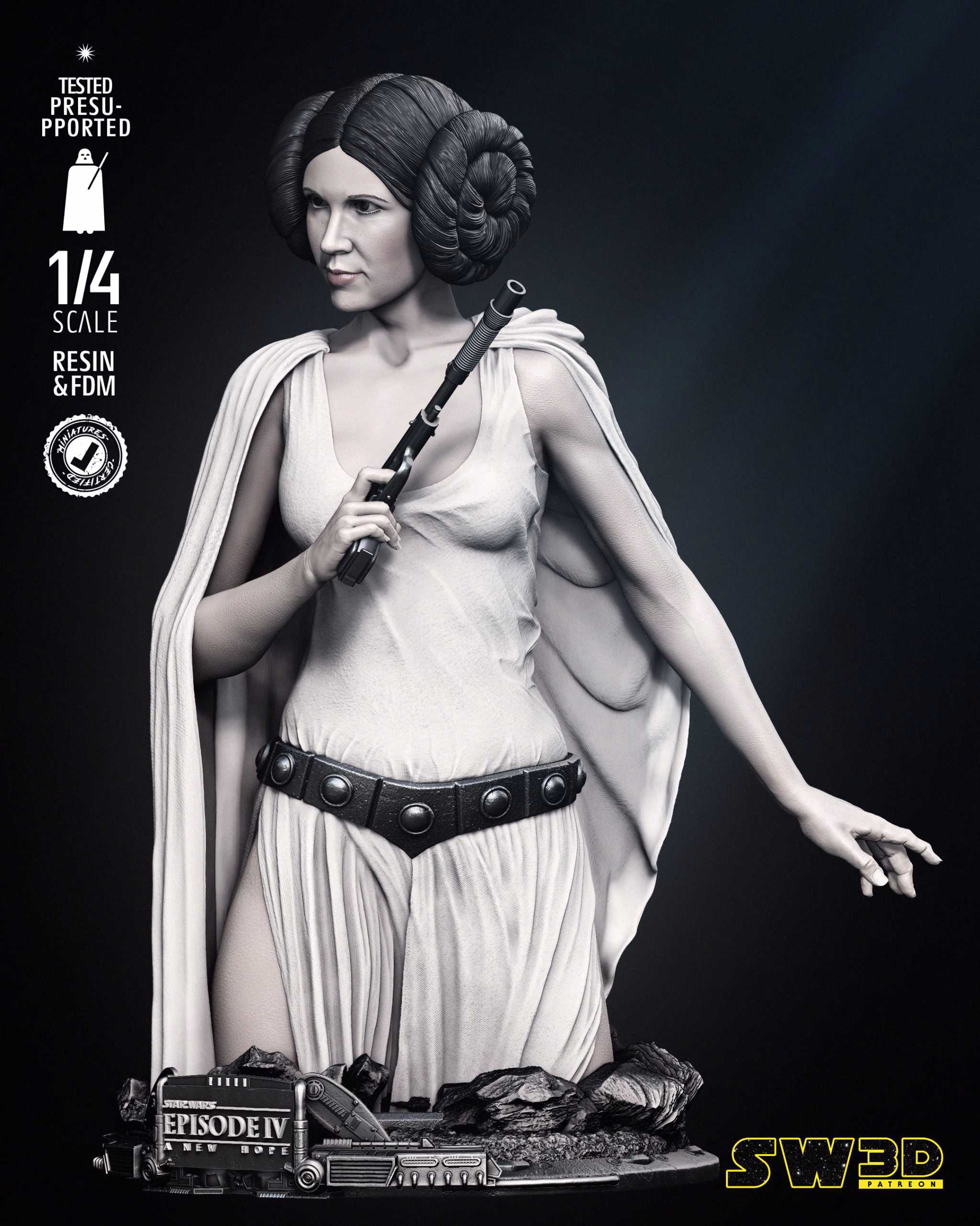 New Hope Leia Bust - Image 3