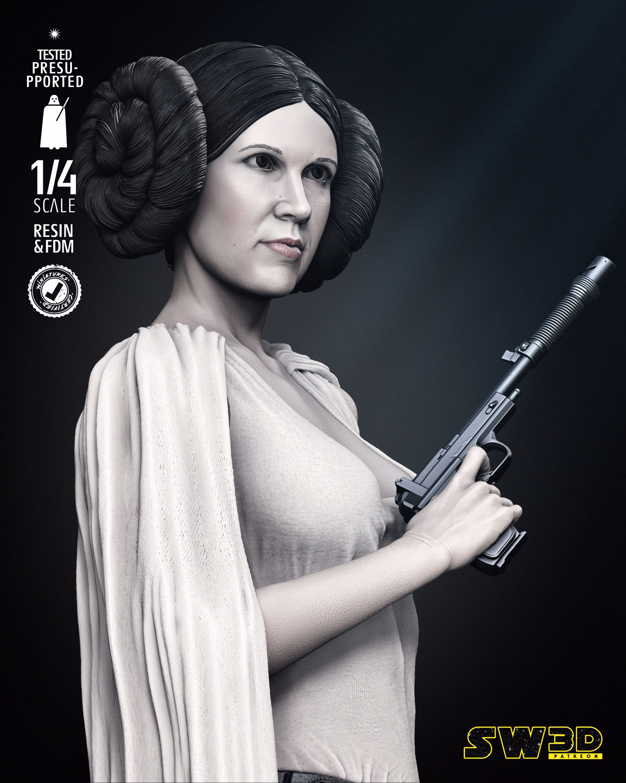 New Hope Leia Bust - Image 5