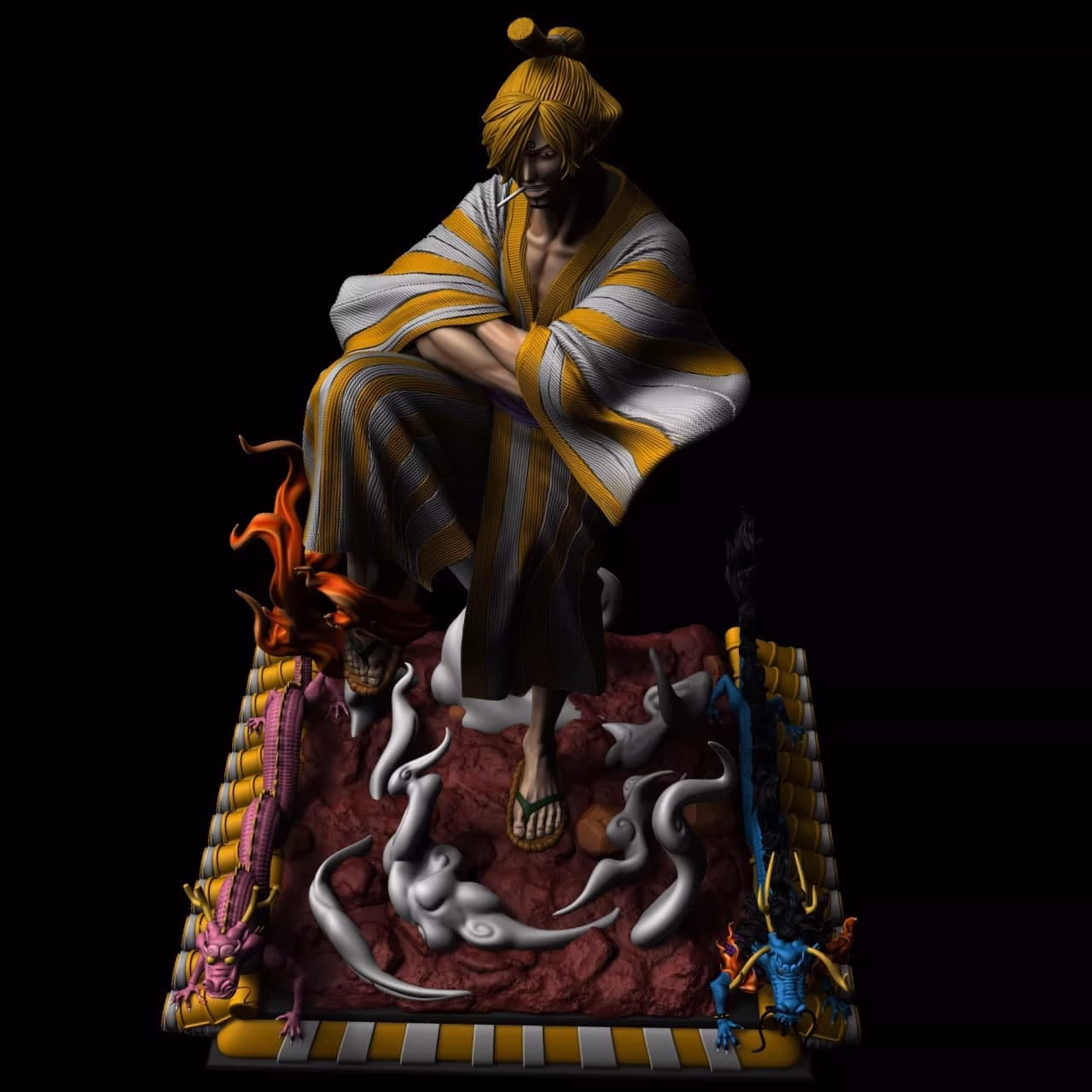 One Piece Sanji e Kaido - Image 2