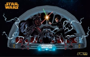 Luke and Darth Vader Return of Jedi Diorama