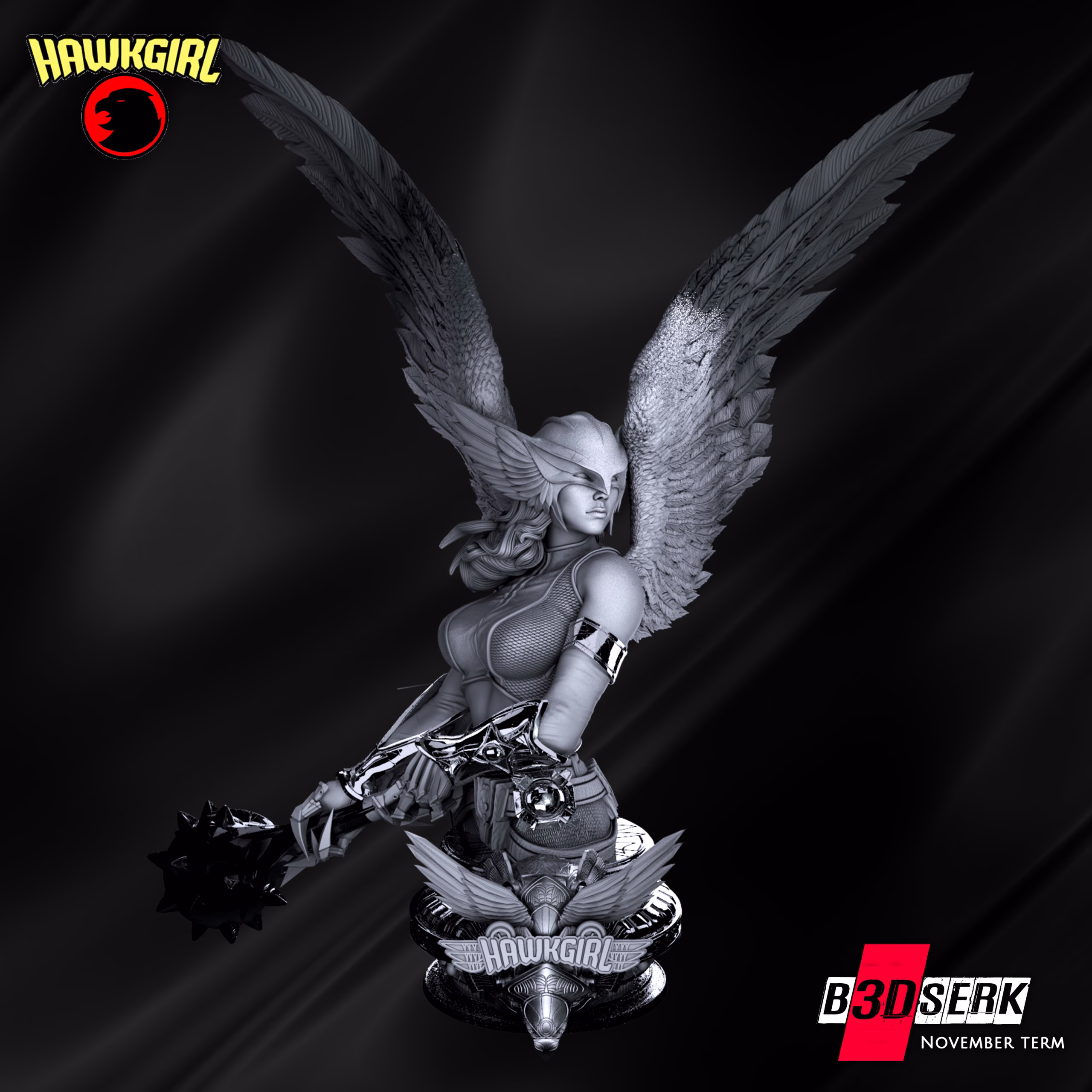 Hawkgirl Bust (Verified) - Image 5