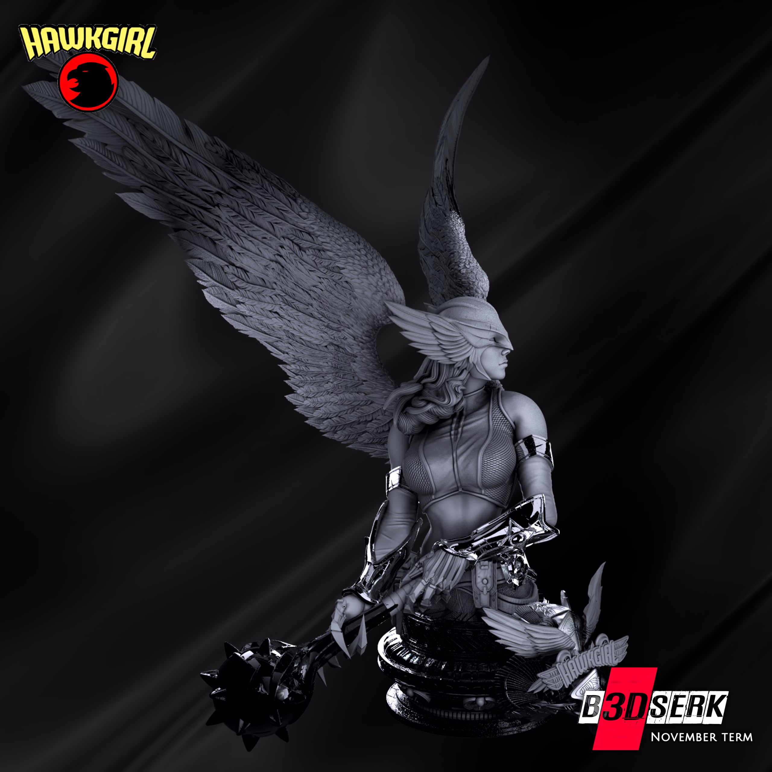 Hawkgirl Bust (Verified) - Image 6