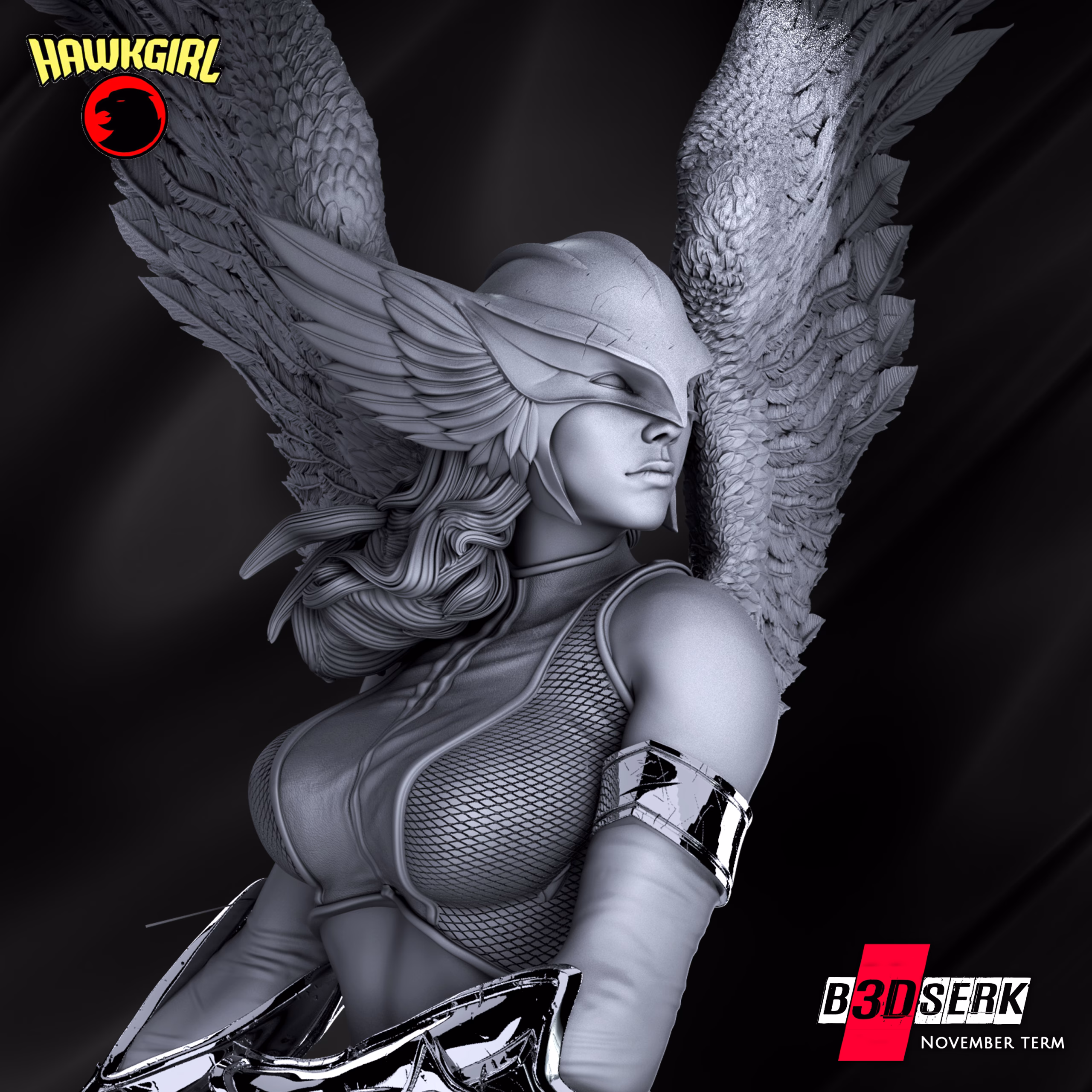 Hawkgirl Bust (Verified)
