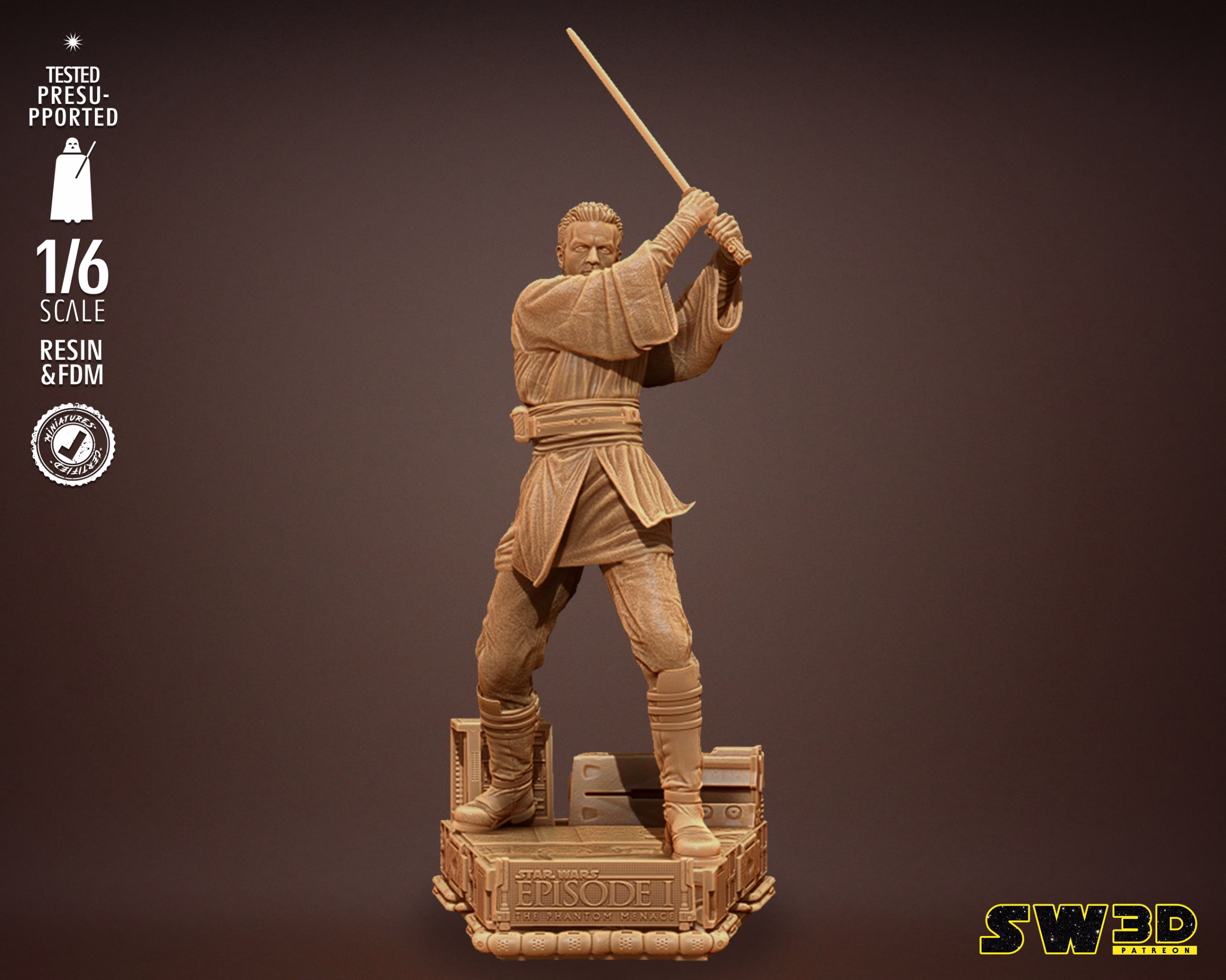Star Wars Obi_Wan Sculpture - Image 11