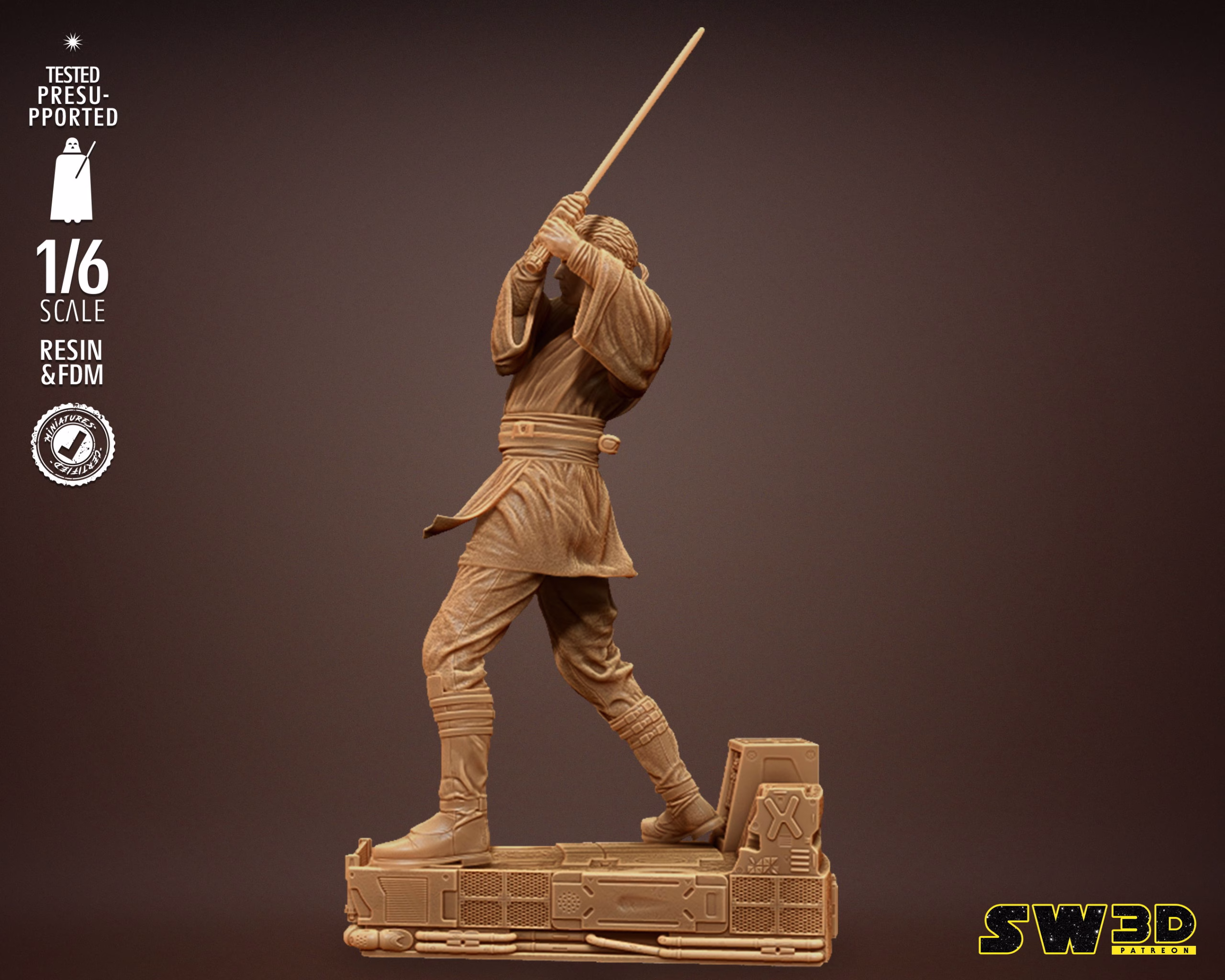 Star Wars Obi_Wan Sculpture - Image 13