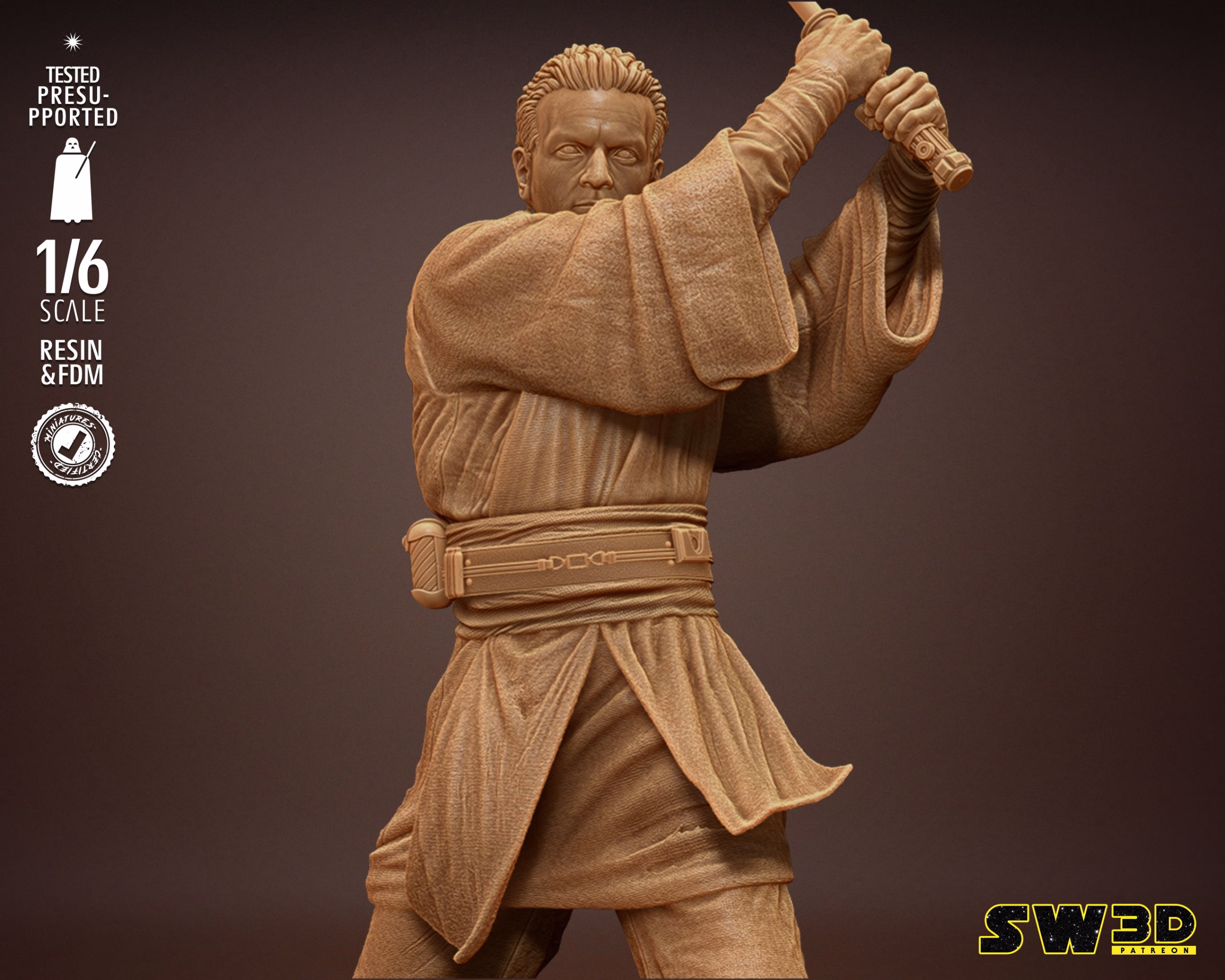 Star Wars Obi_Wan Sculpture - Image 8