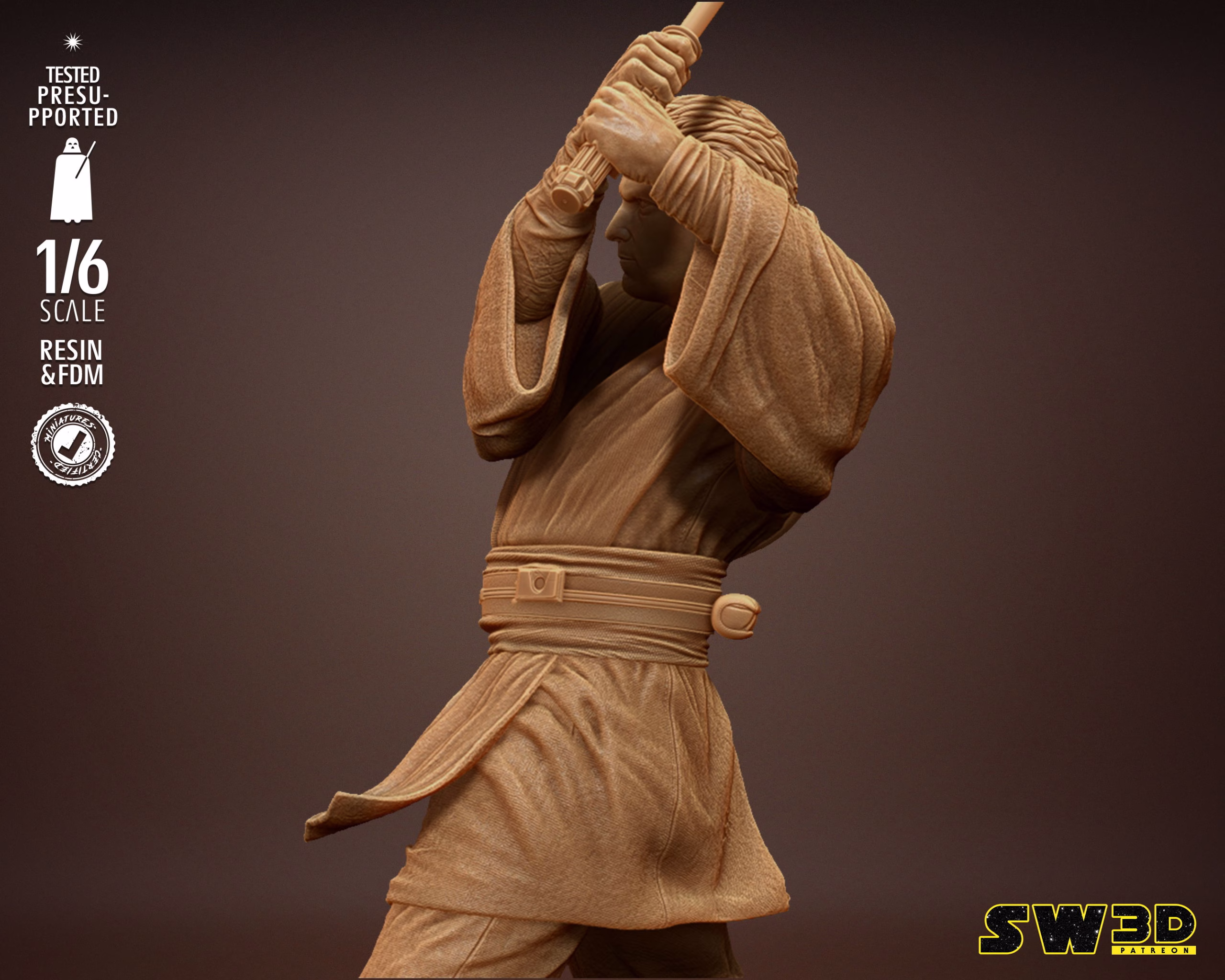 Star Wars Obi_Wan Sculpture - Image 2