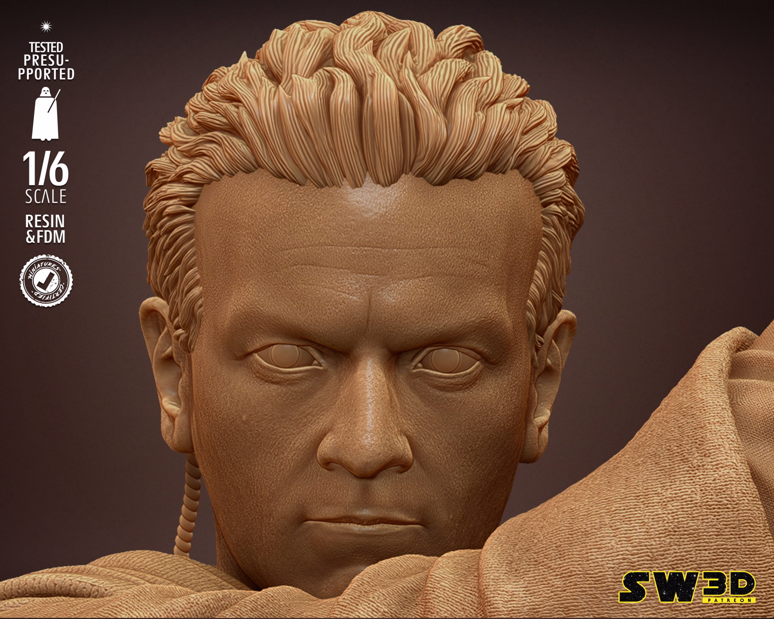 Star Wars Obi_Wan Sculpture - Image 5
