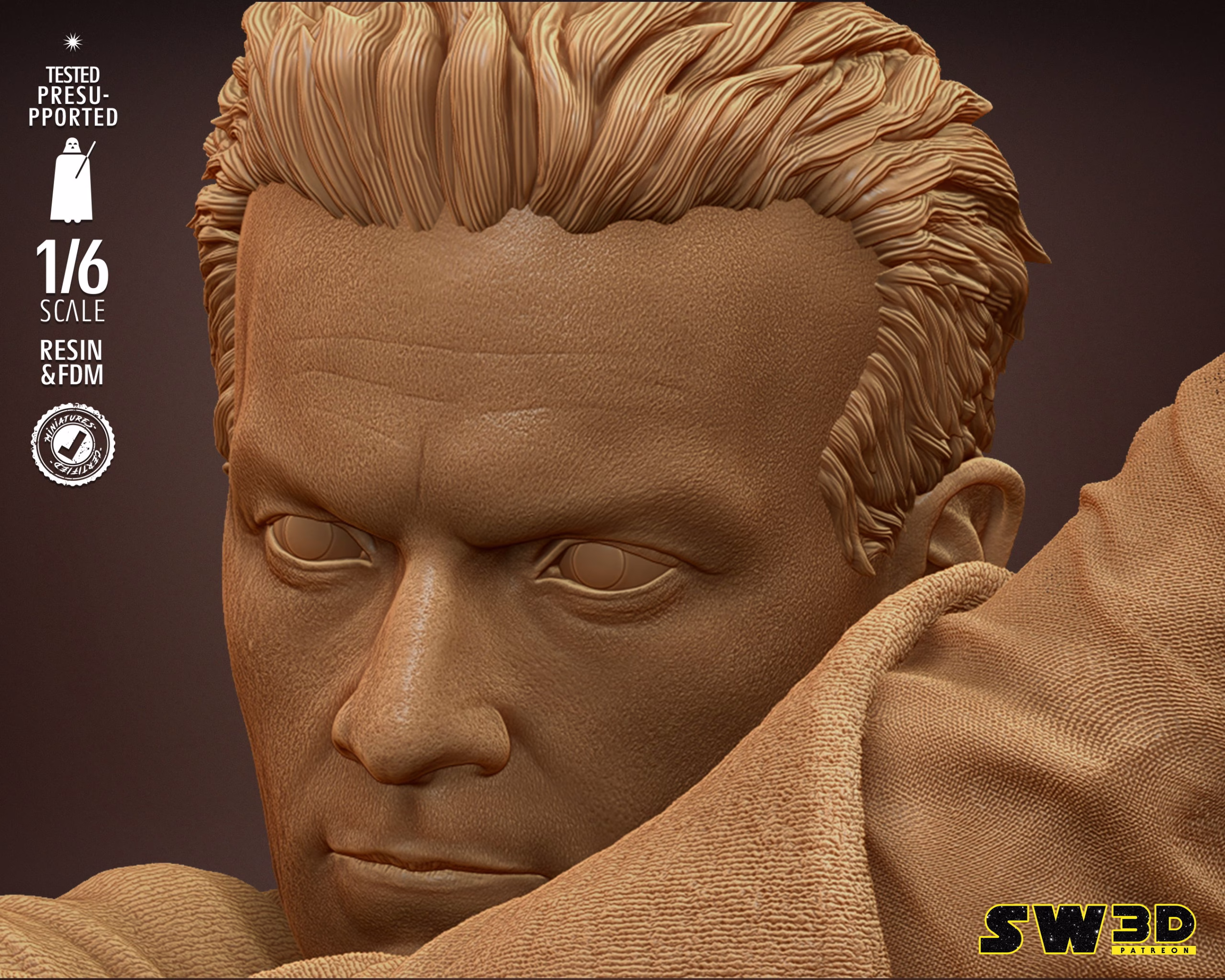 Star Wars Obi_Wan Sculpture - Image 6