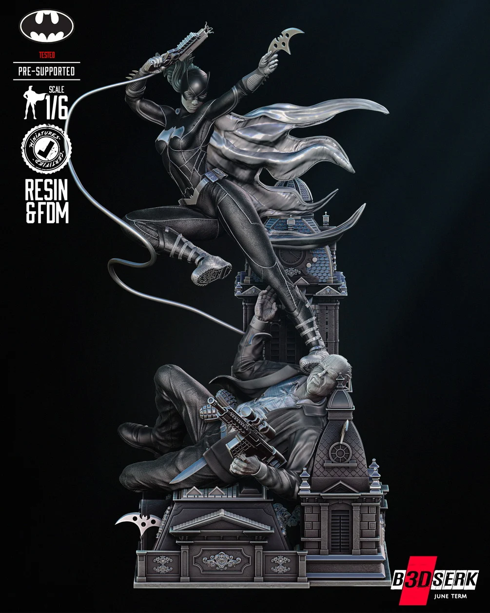 Batgirl Sculpture (Verified)