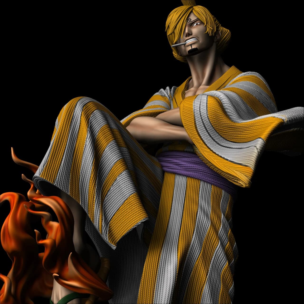 One Piece Sanji e Kaido