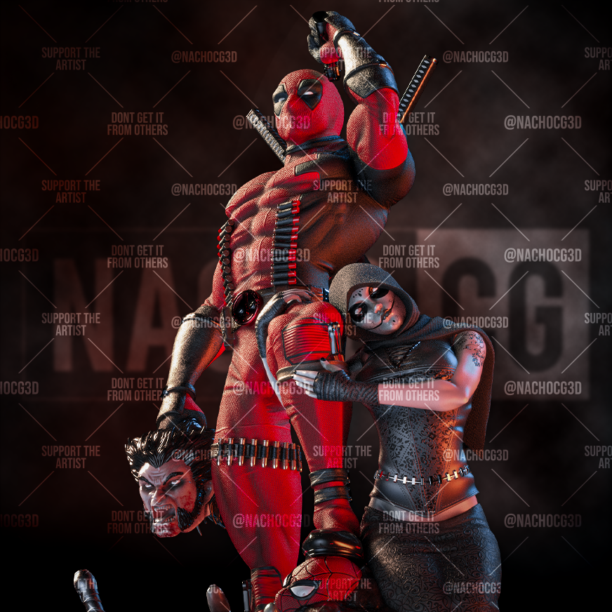 Deadpool Kills Marvel Statue-Bust - Image 5