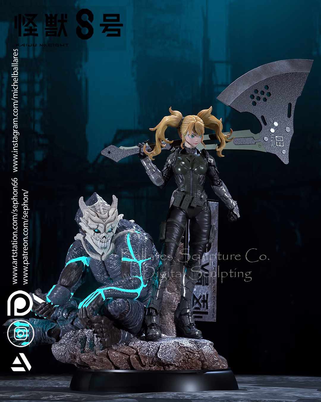 Kaiju 8 Diorama - Image 4