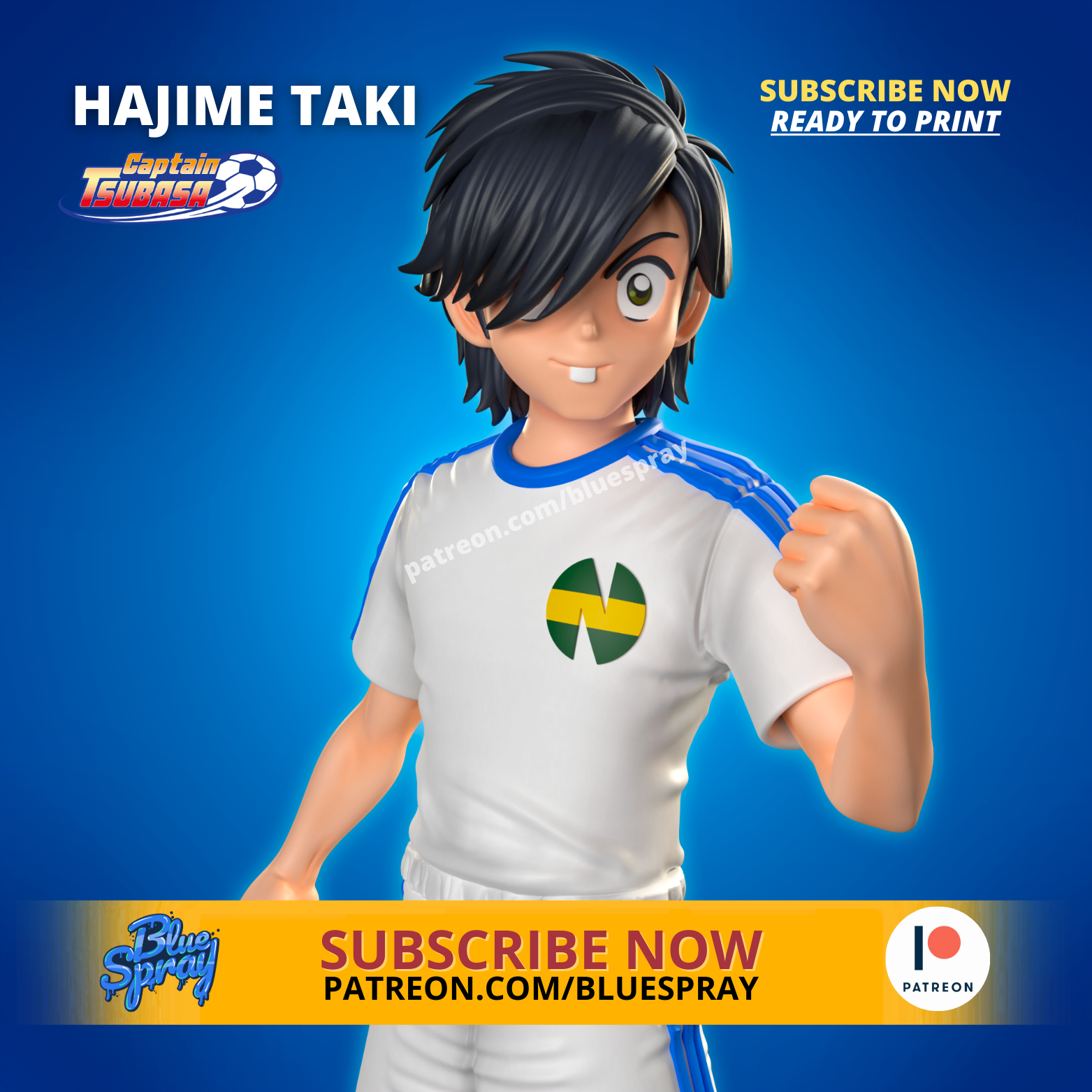 Hajime Taki Sculpture Captain Tsubasa
