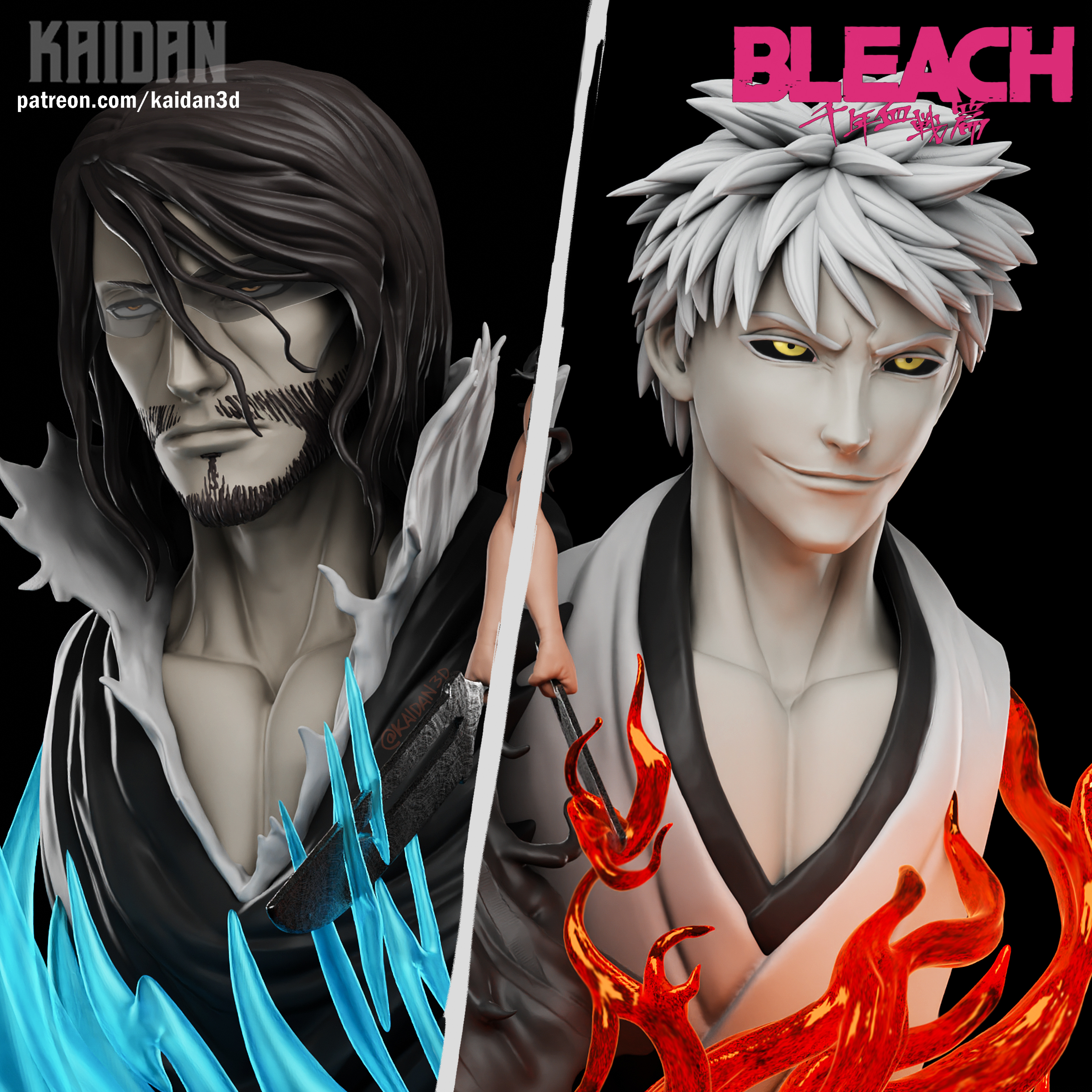 The Blade Is Me BLEACH TYWB FULL DIORAMA STL file for 3D printing
